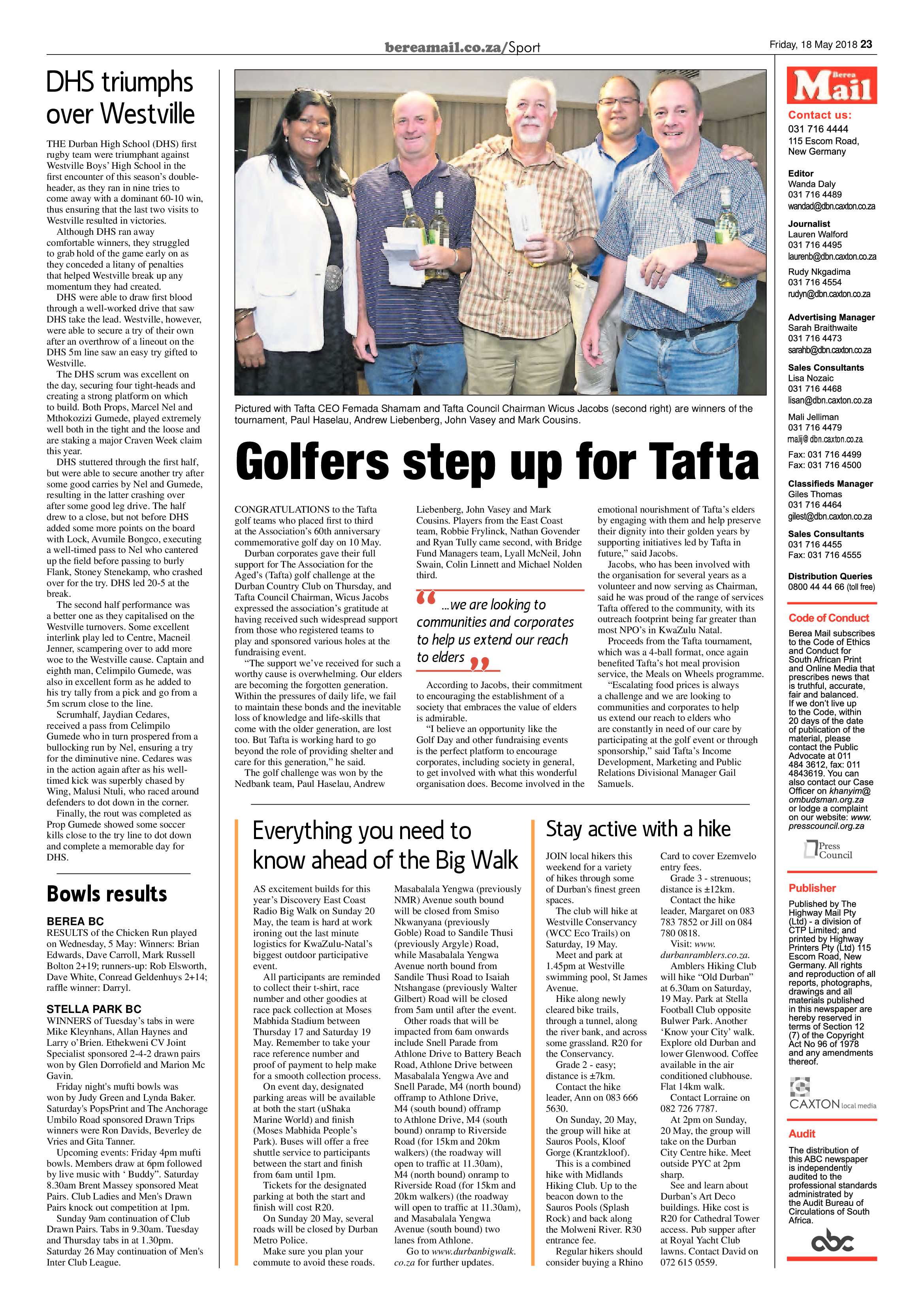 Berea Mail 18 May 2018 page 23