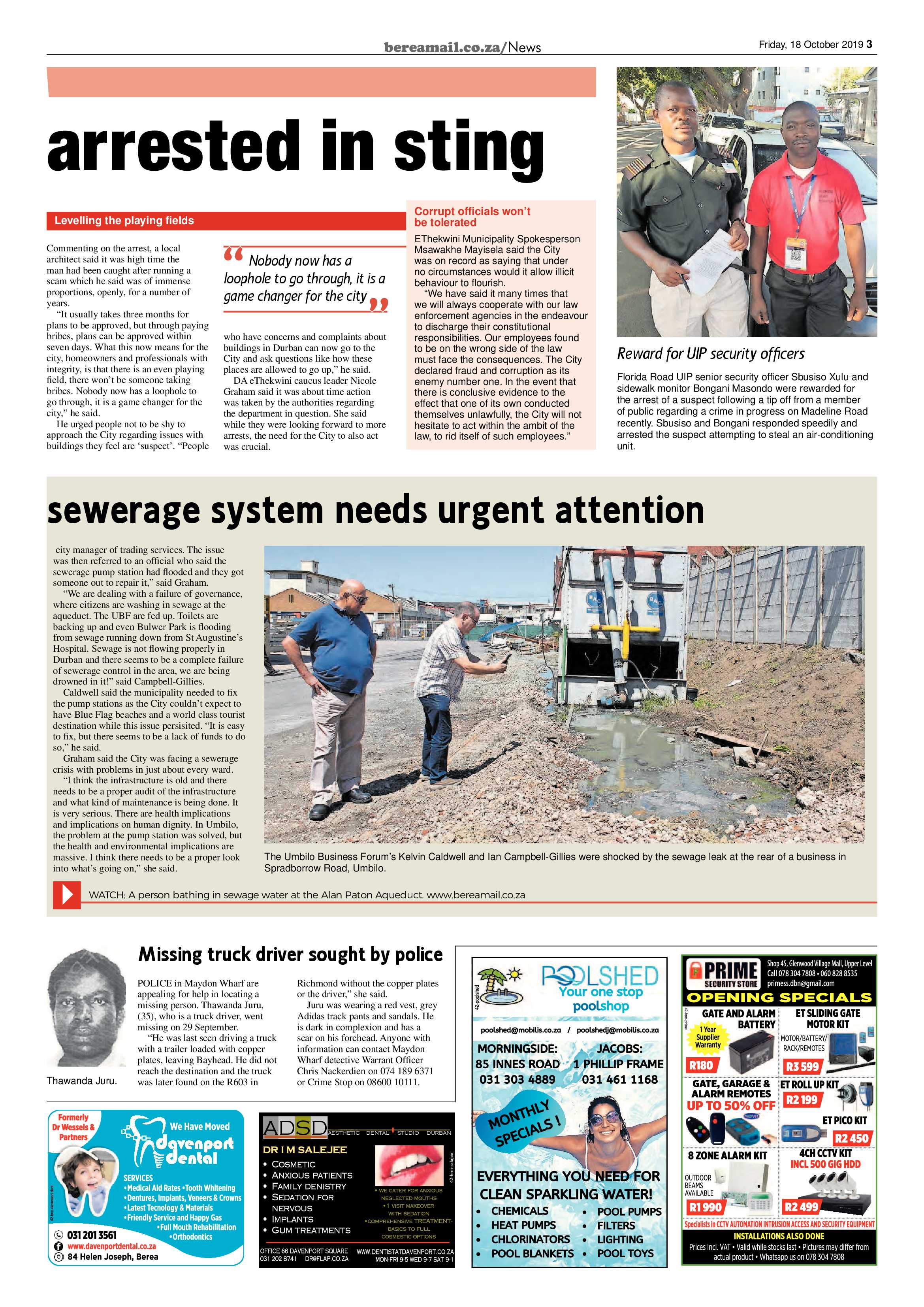 Berea Mail 18 October 2019 page 3