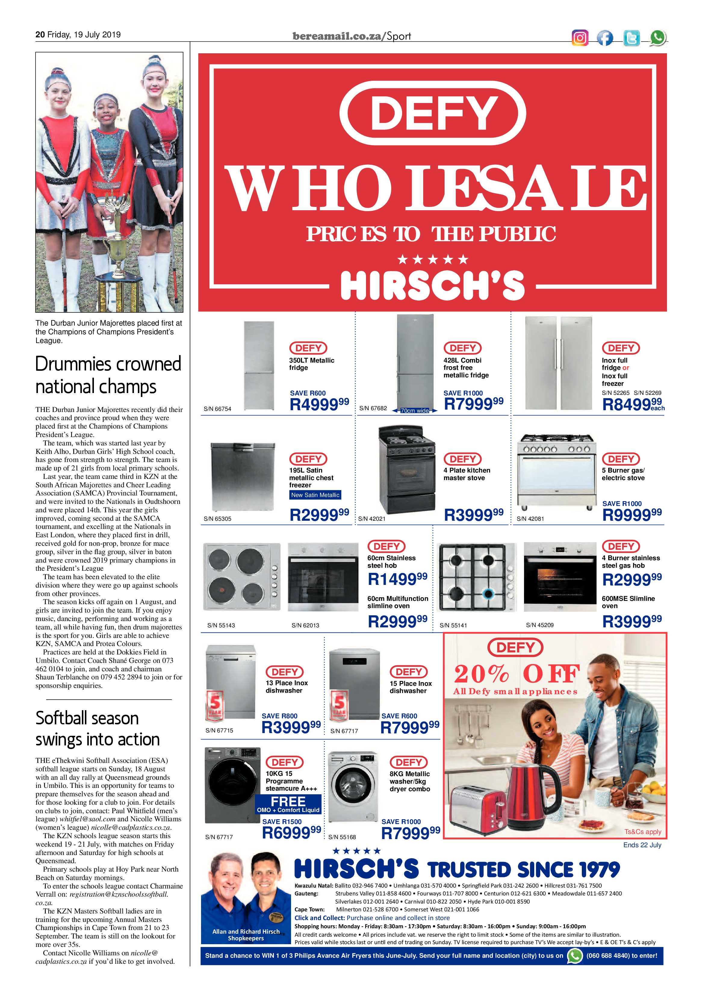 Berea Mail 19 July 2019 page 20