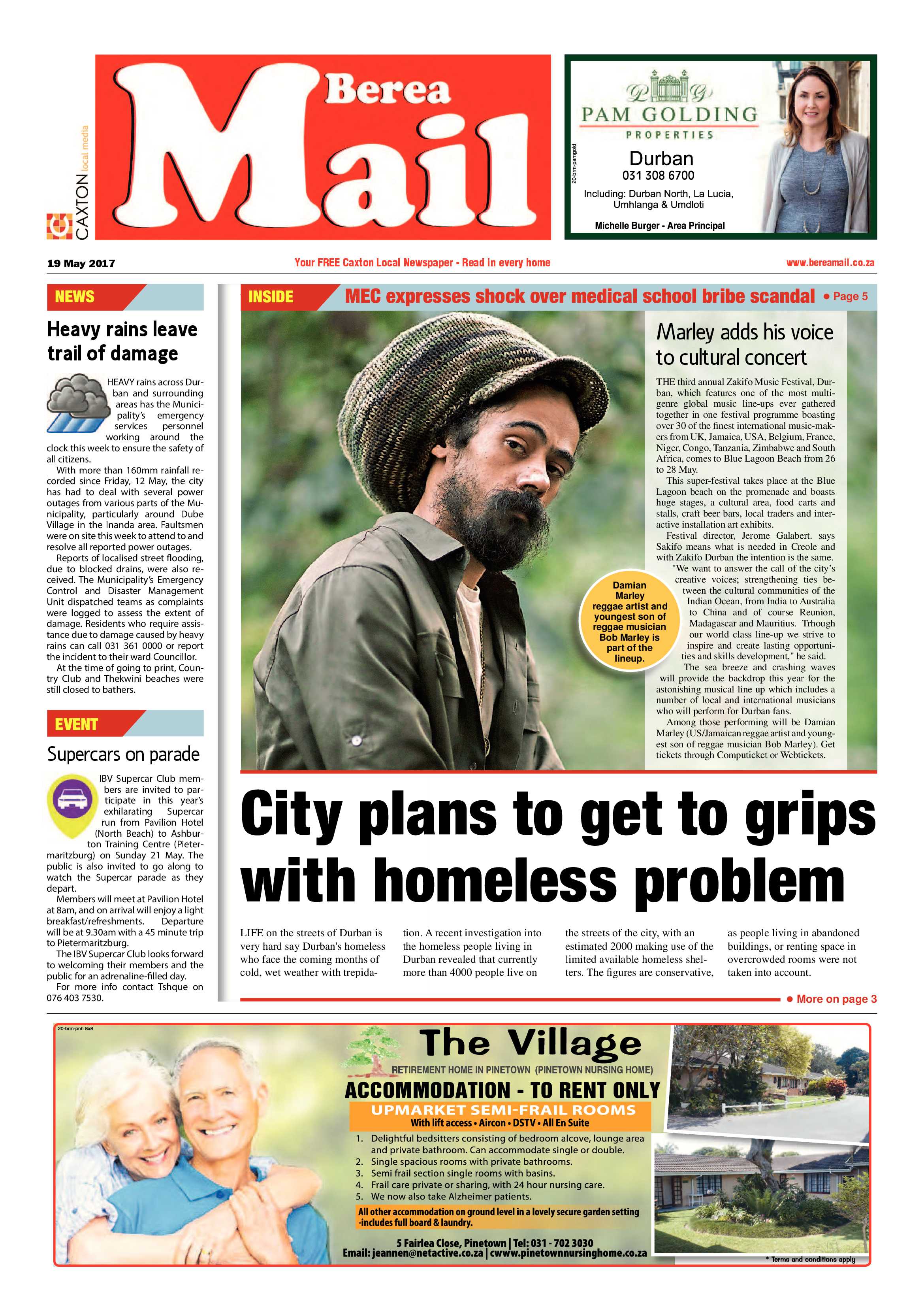 Berea Mail 19 May 2017 page 1