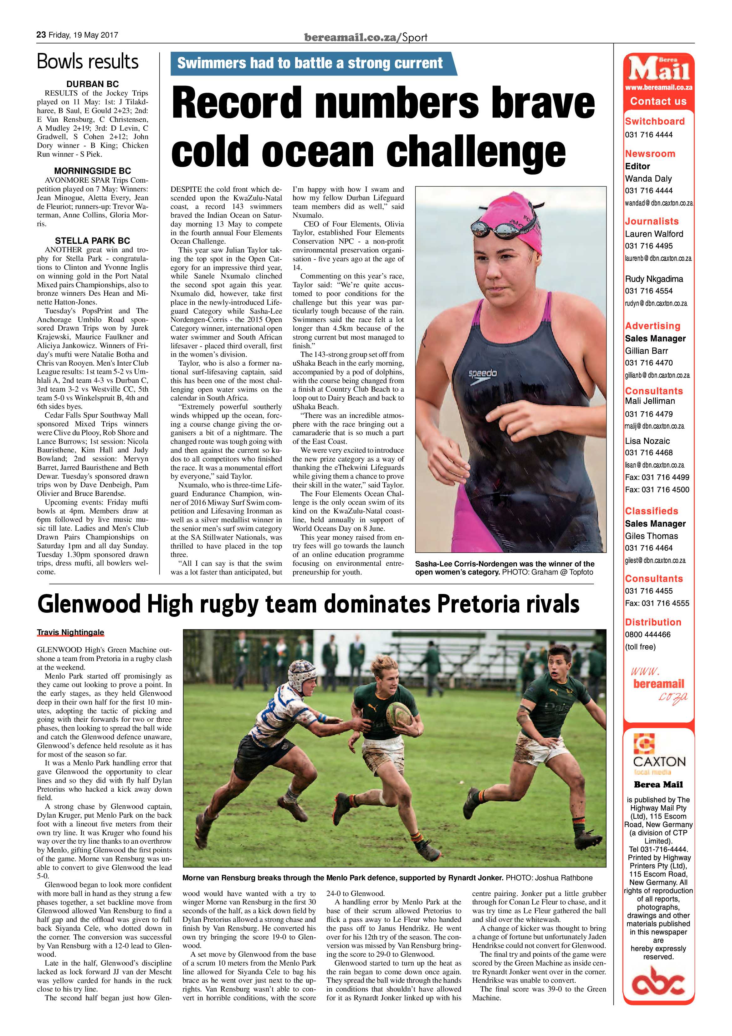 Berea Mail 19 May 2017 page 23