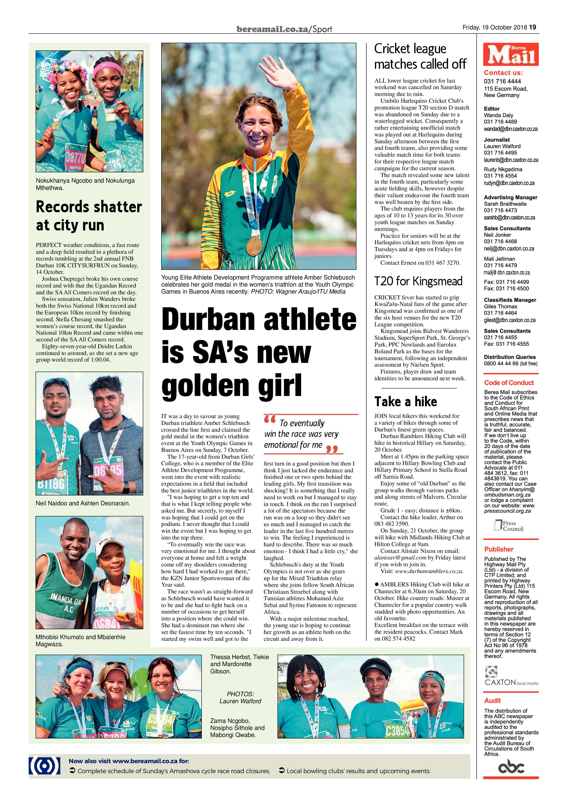 Berea Mail 19 October 2018 page 19
