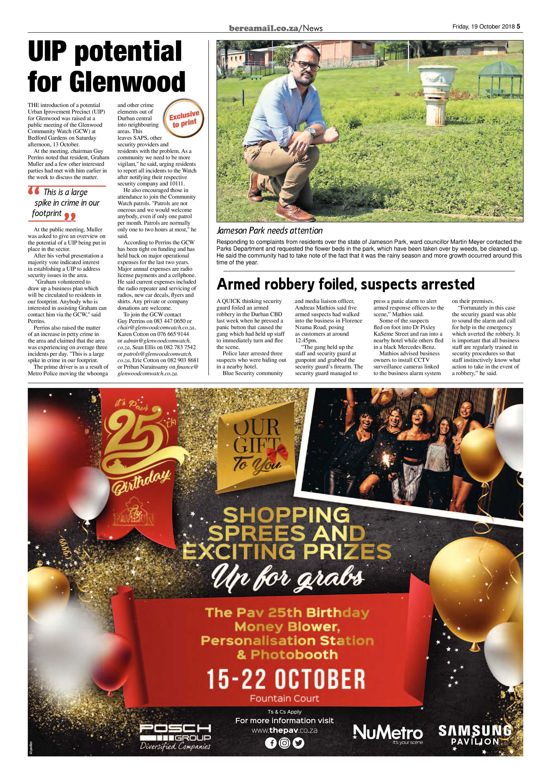 Berea Mail 19 October 2018 page 5