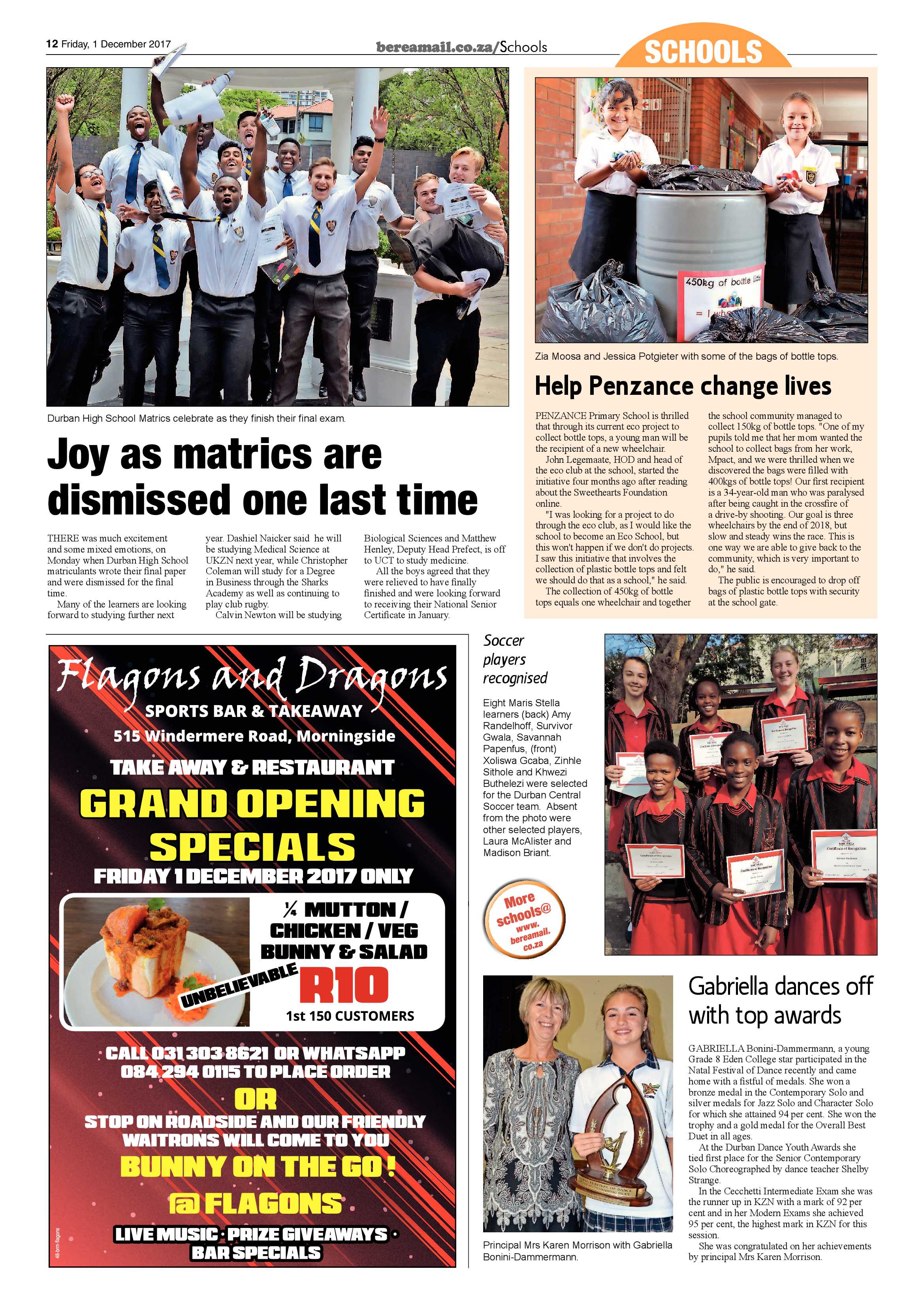 Berea Mail 1 December 2017 page 12