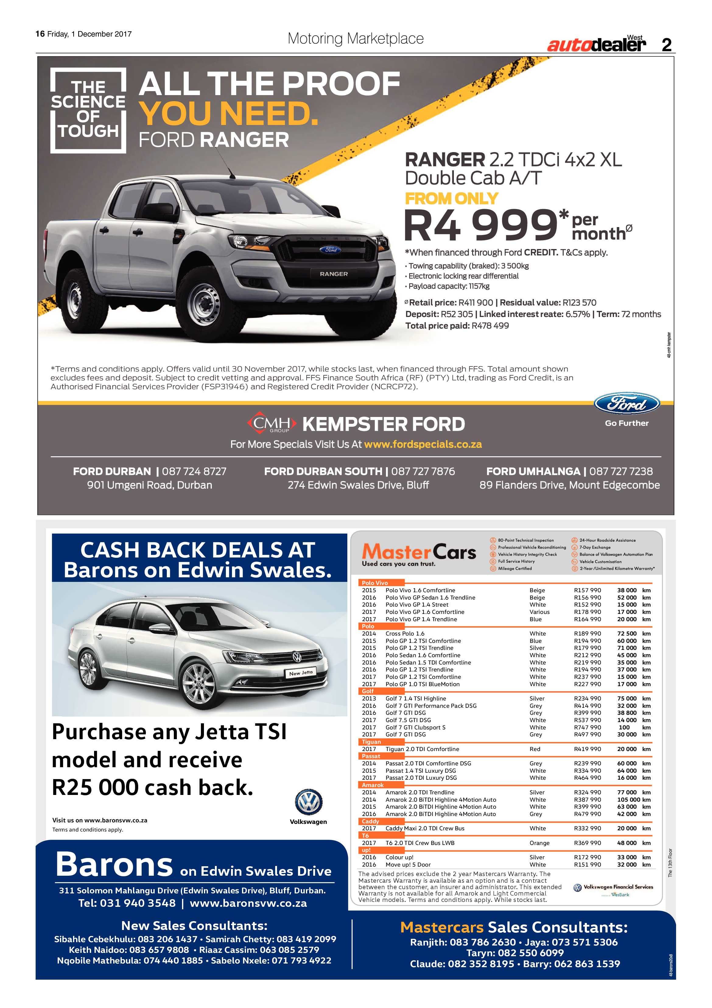 Berea Mail 1 December 2017 page 16