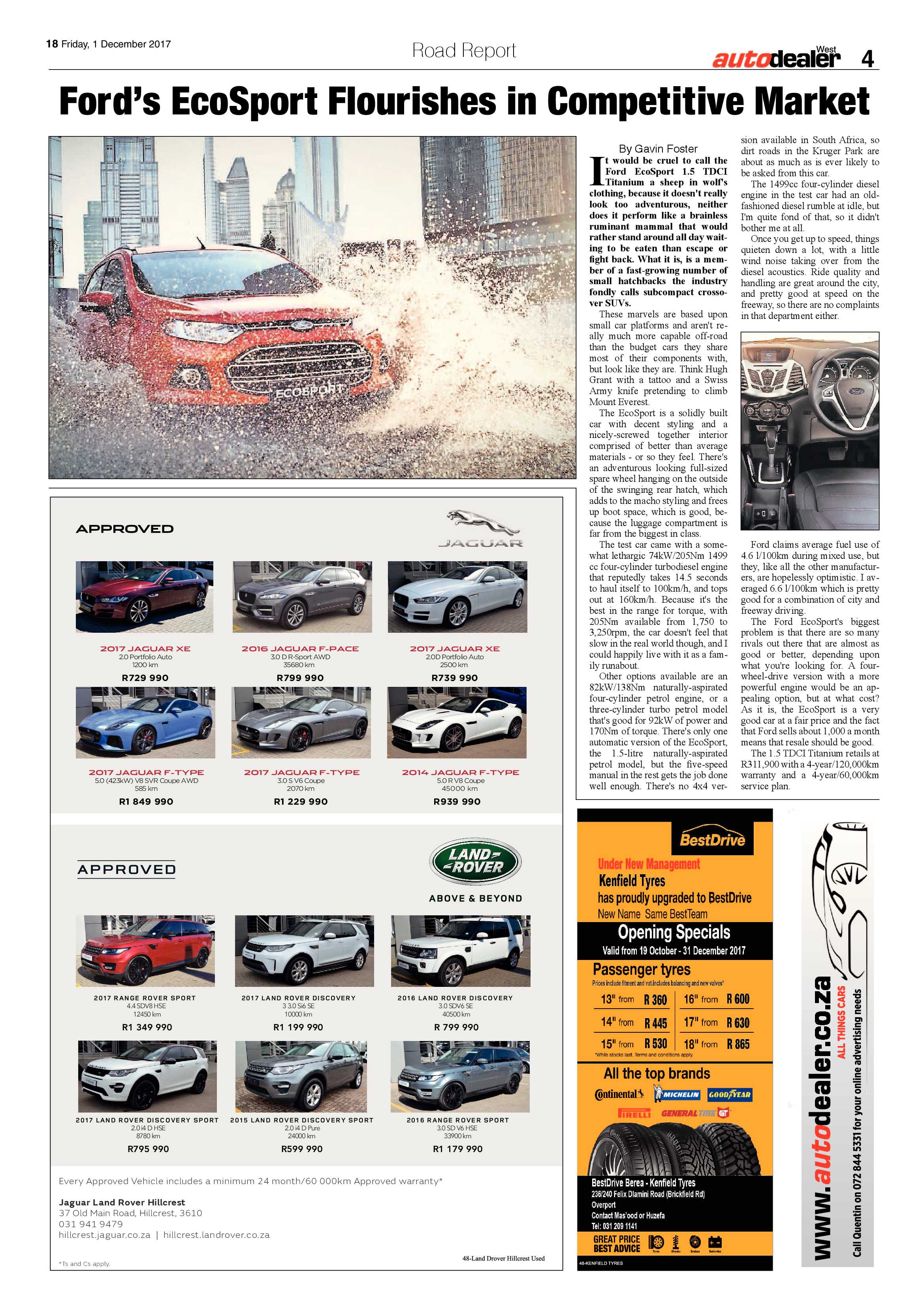Berea Mail 1 December 2017 page 18