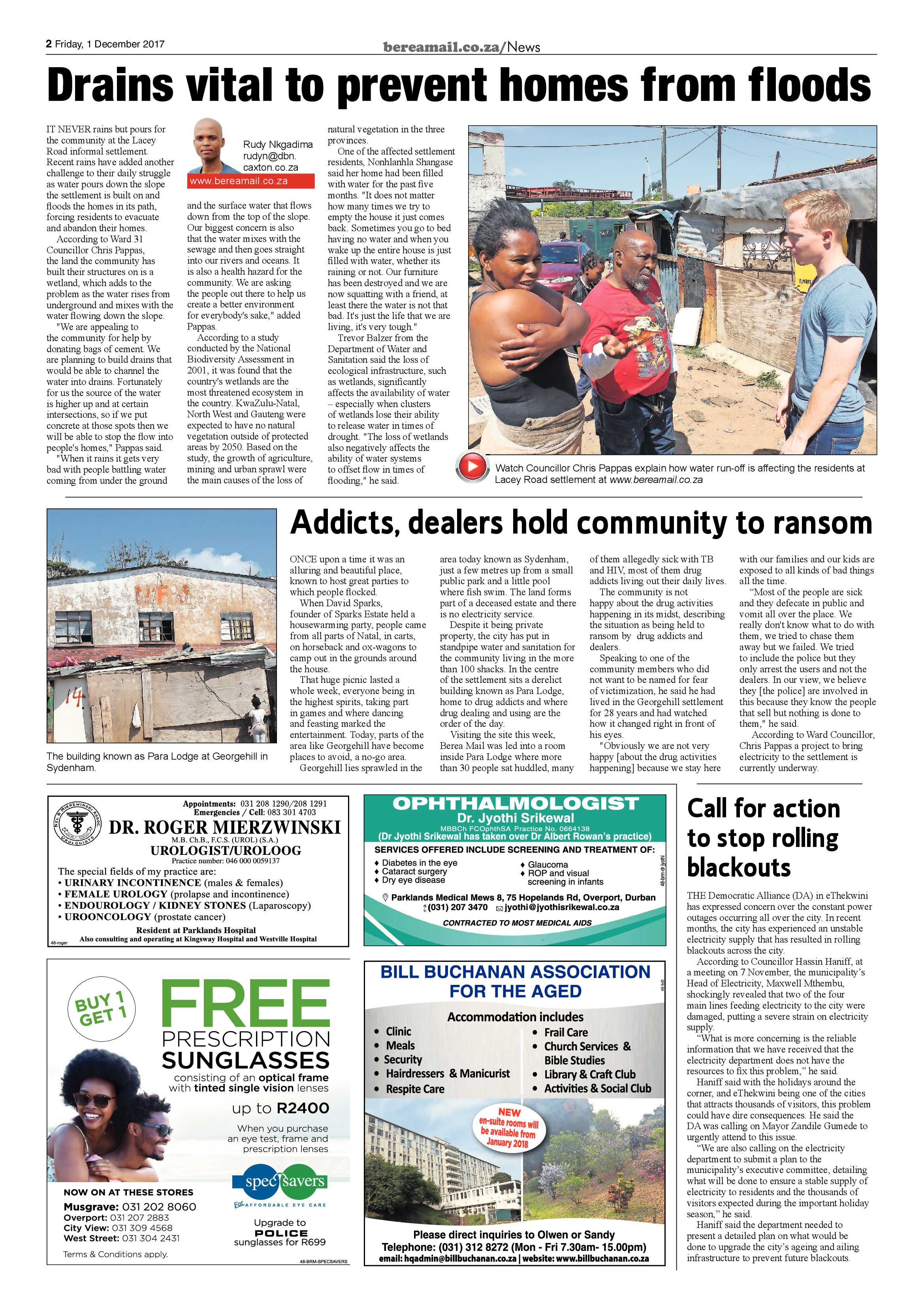 Berea Mail 1 December 2017 page 2