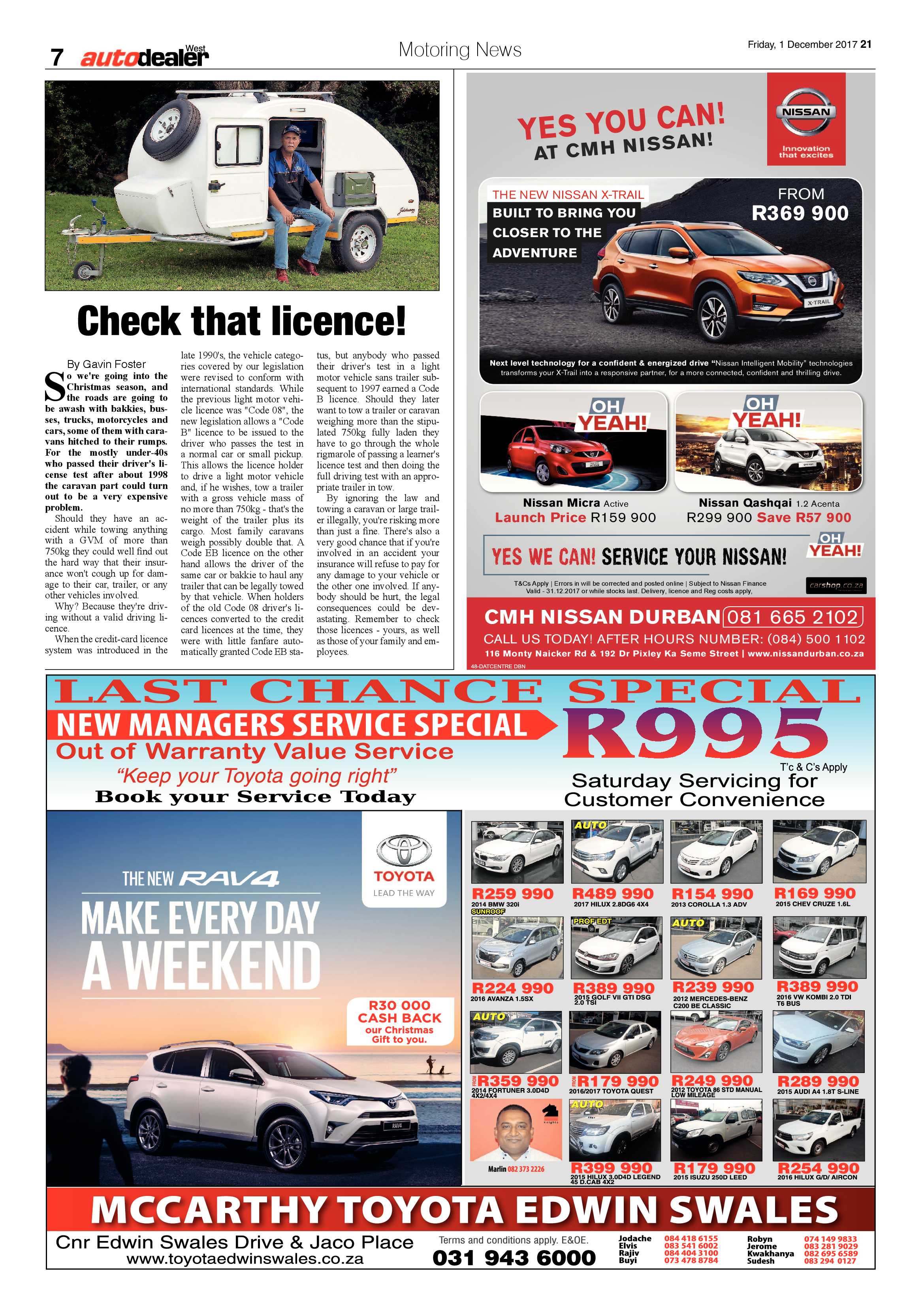 Berea Mail 1 December 2017 page 21