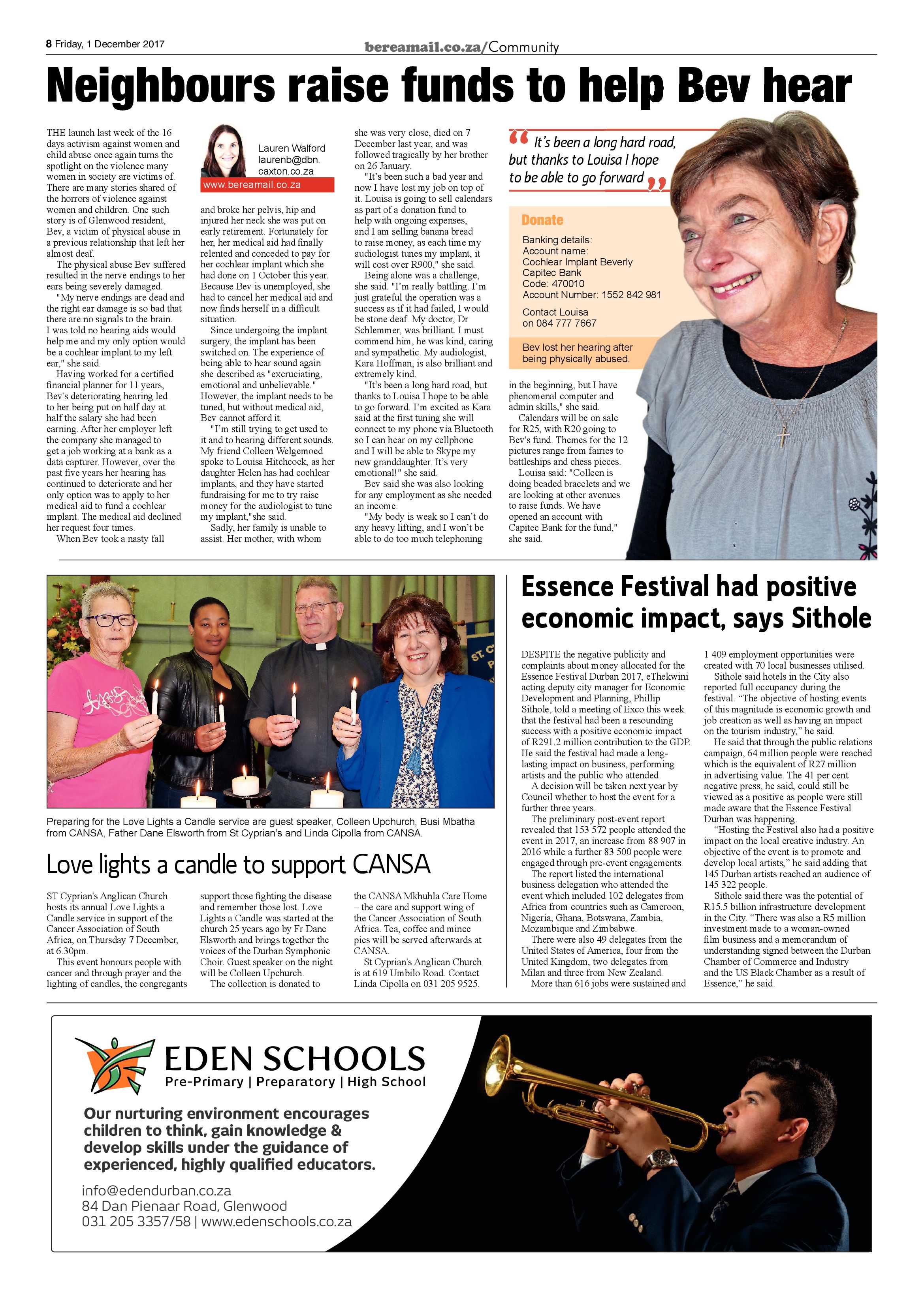 Berea Mail 1 December 2017 page 8