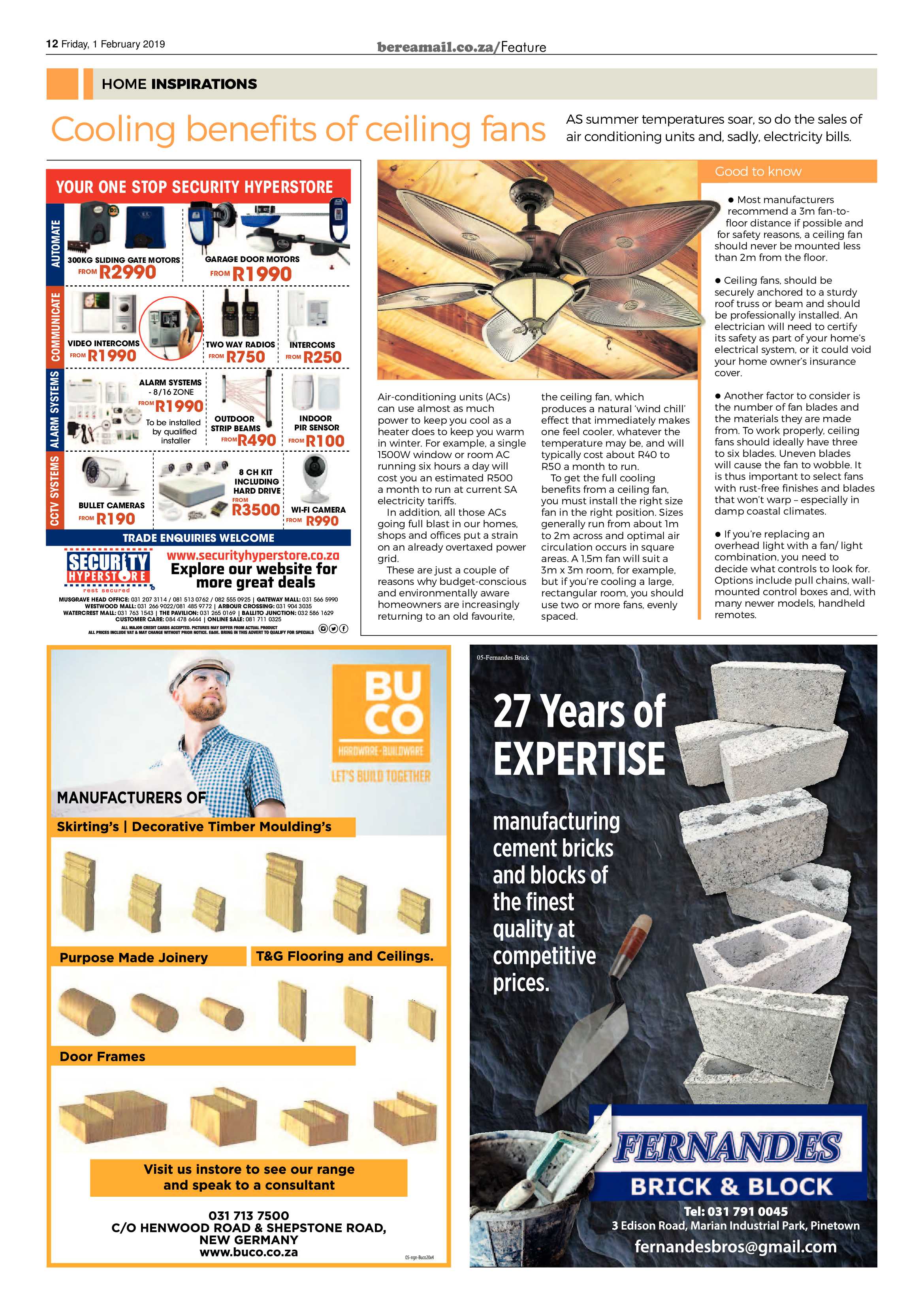 Berea Mail 1 February 2019 page 12