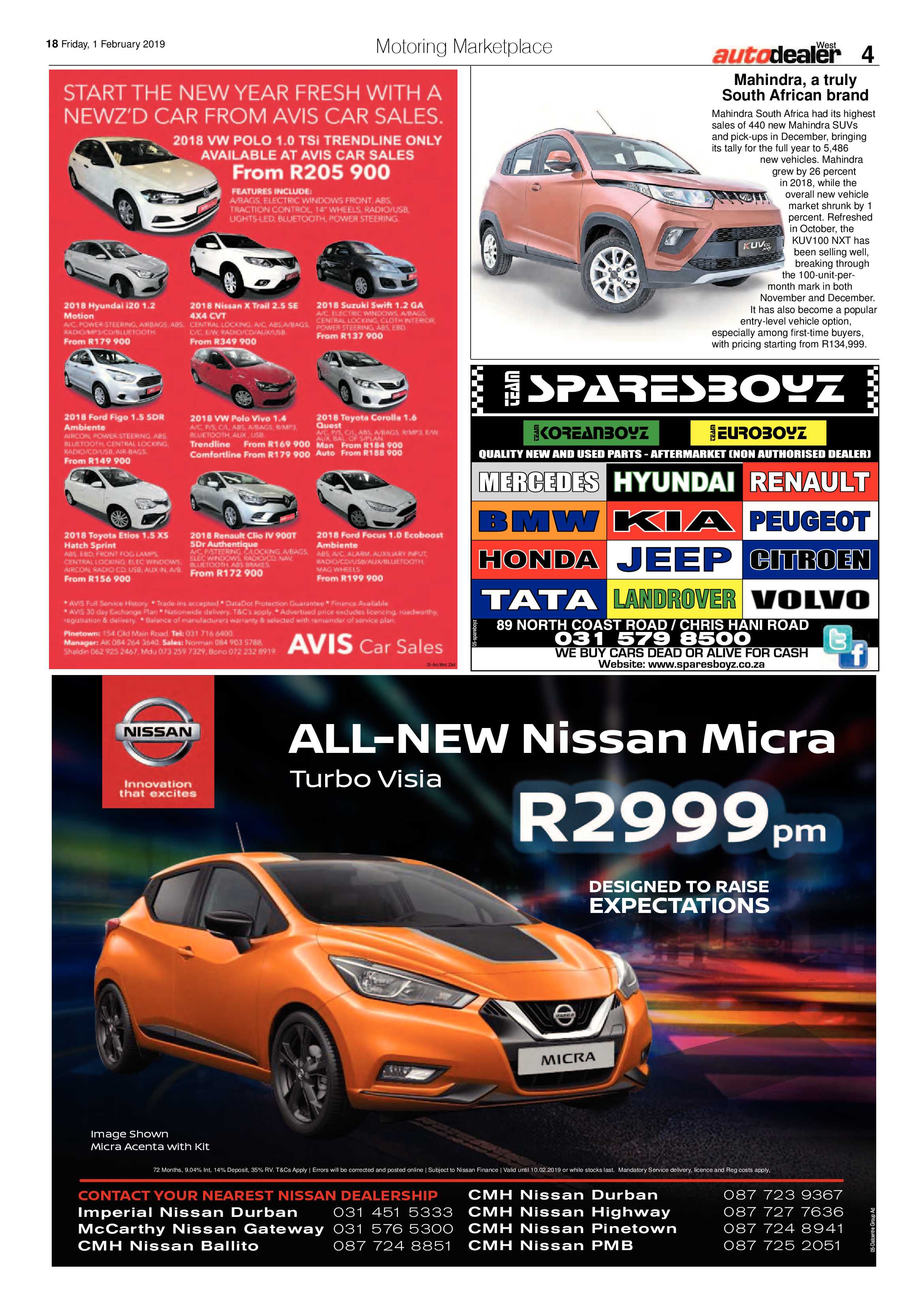 Berea Mail 1 February 2019 page 18