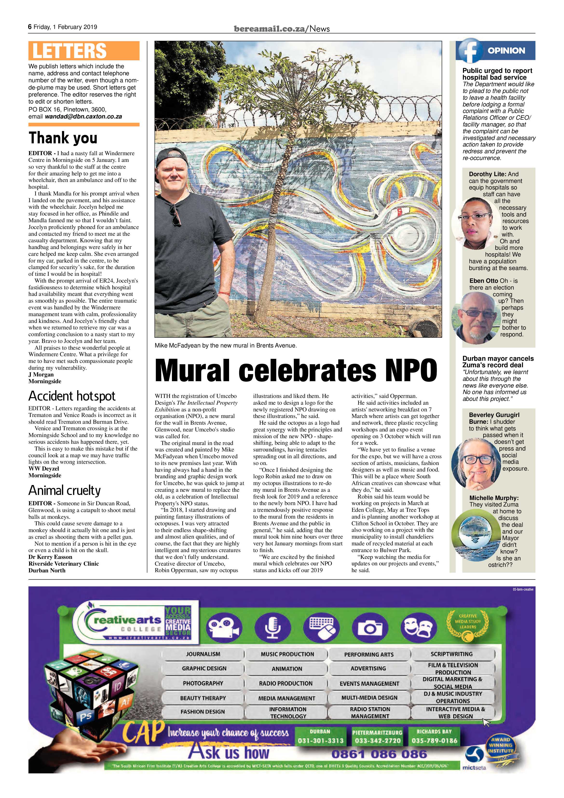 Berea Mail 1 February 2019 page 6