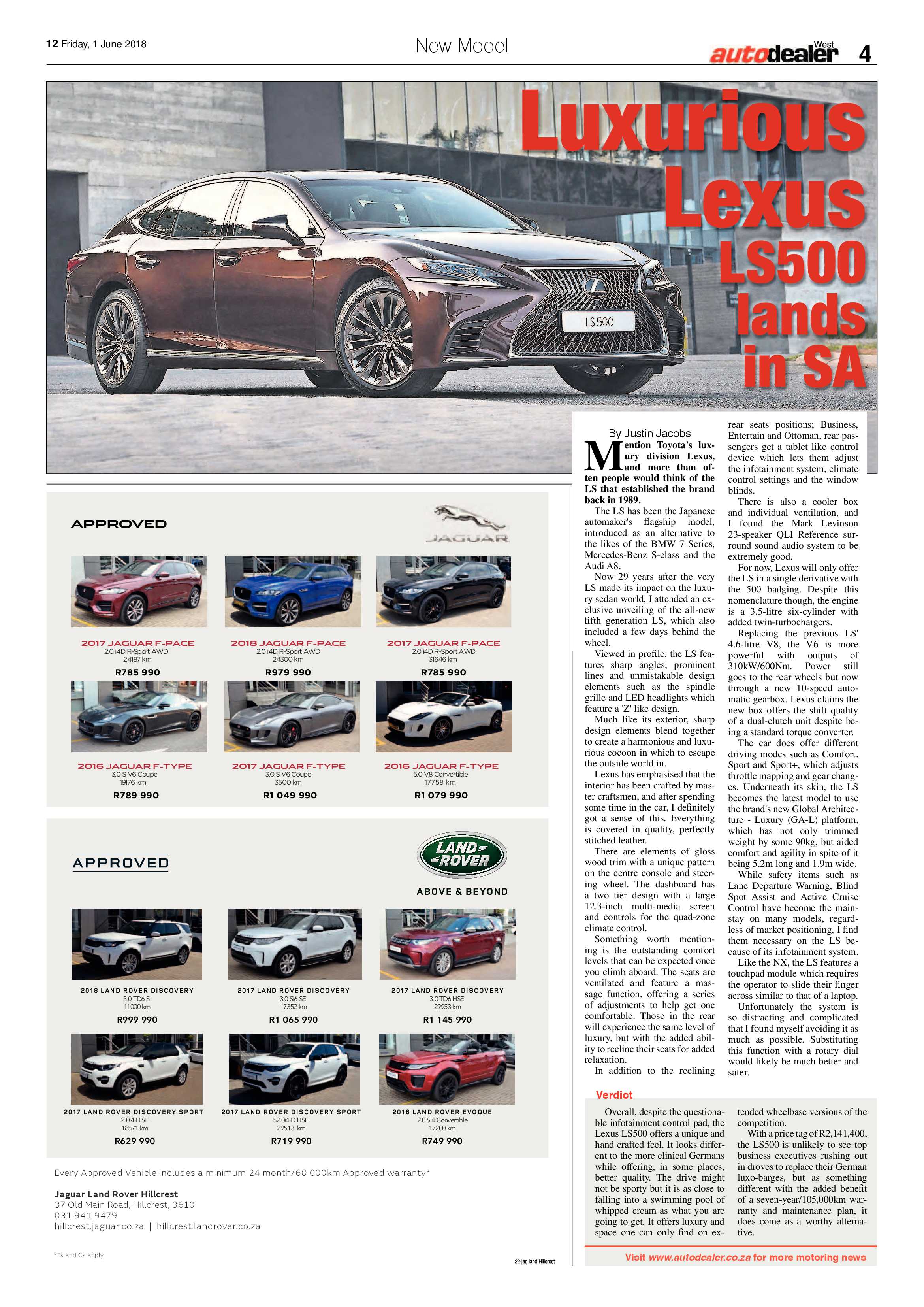 Berea Mail 1 June 2018 page 12