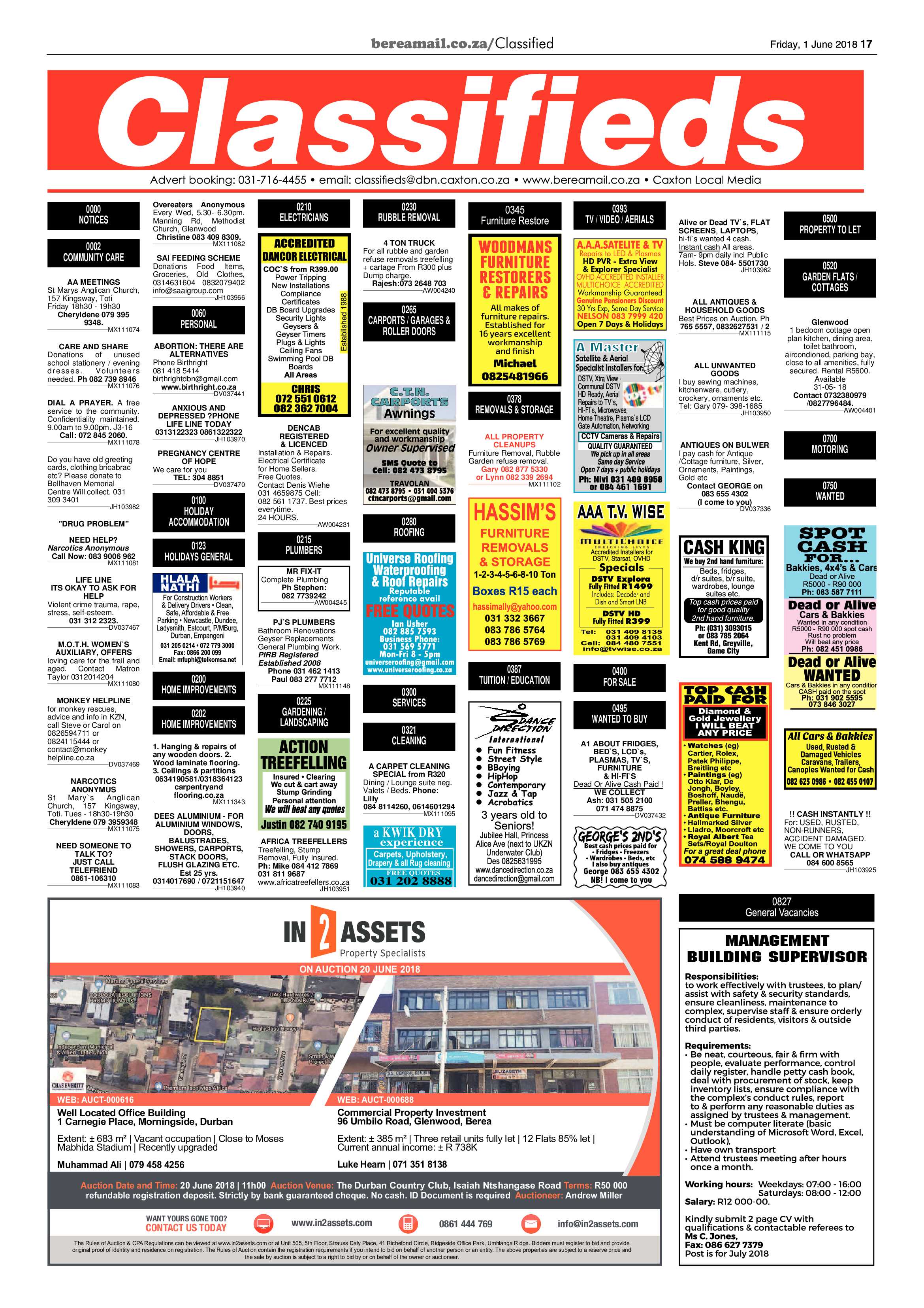 Berea Mail 1 June 2018 page 17