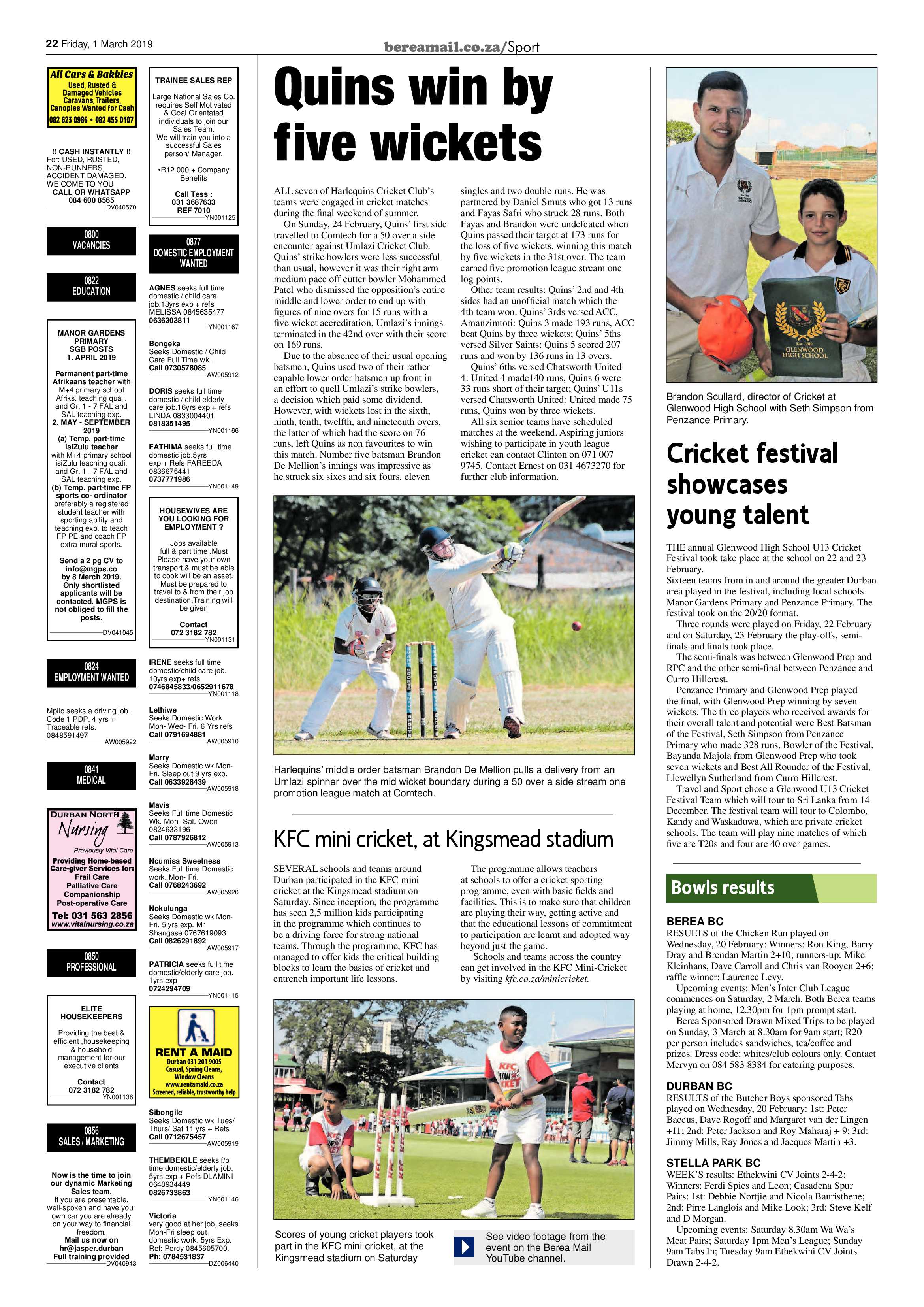 Berea Mail 1 March 2019 page 22