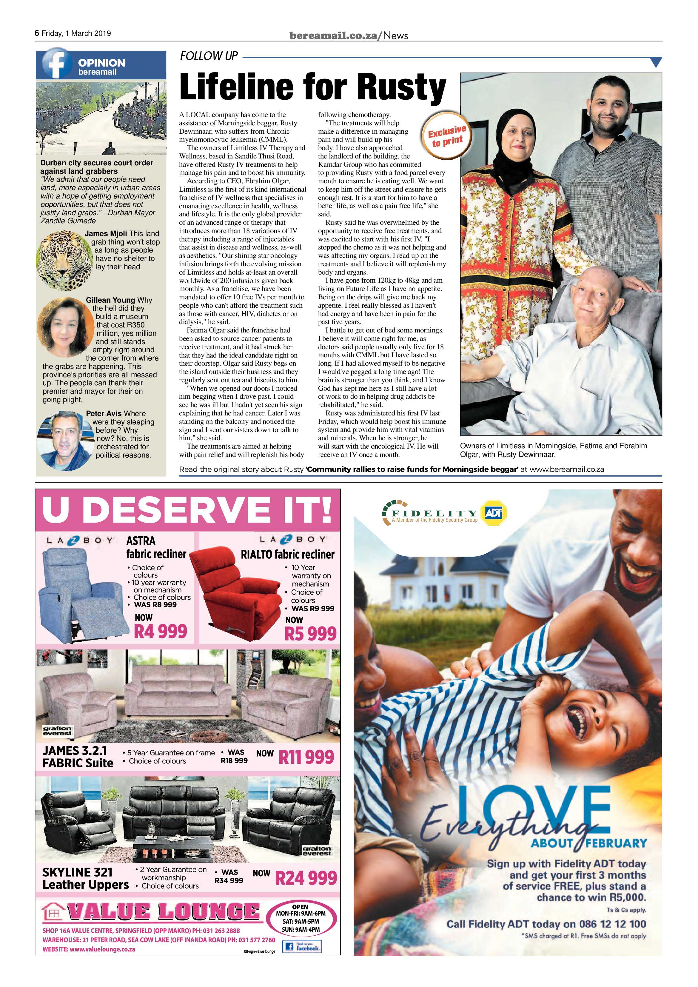 Berea Mail 1 March 2019 page 6