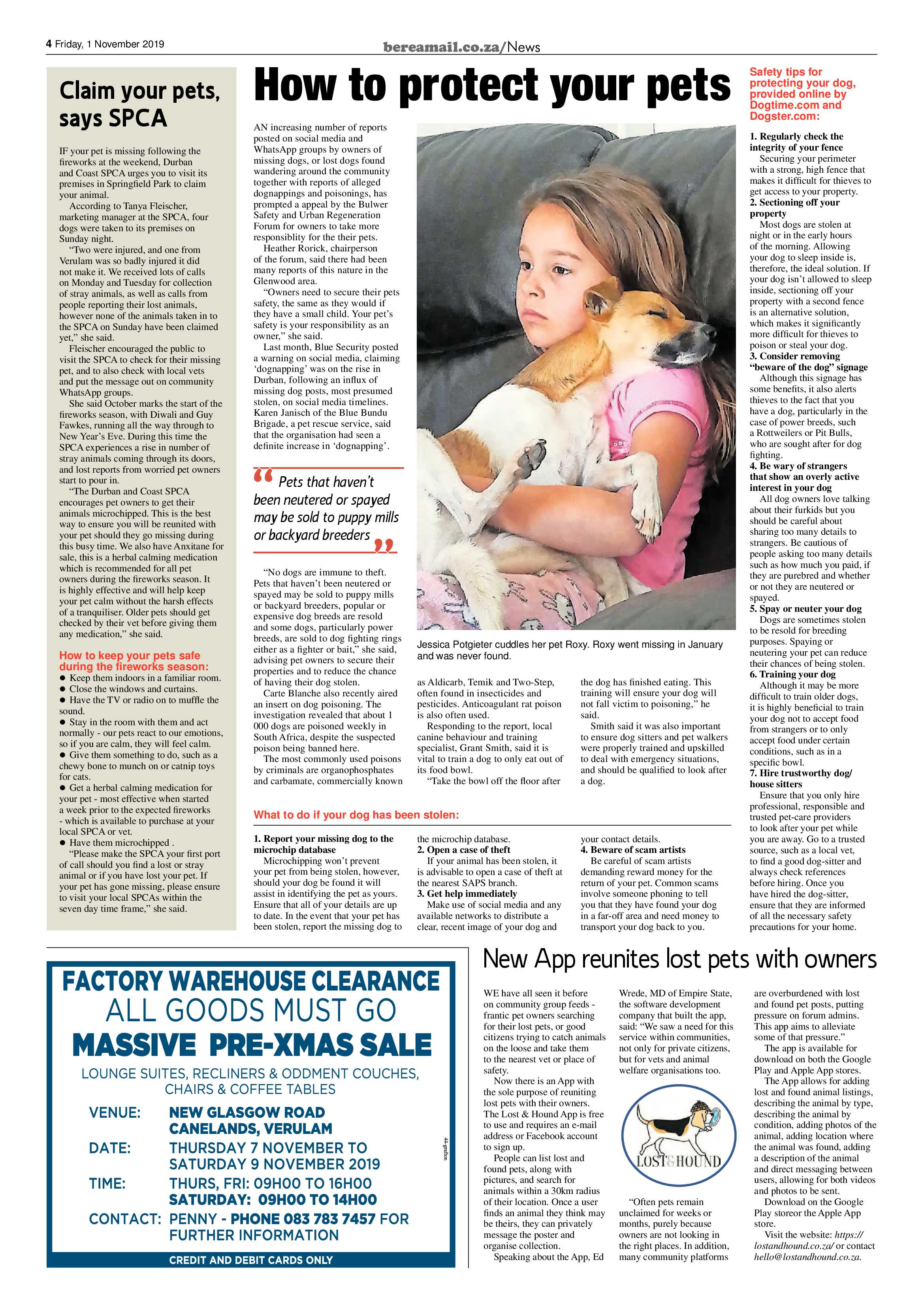 Berea Mail 1 November 2019 page 4