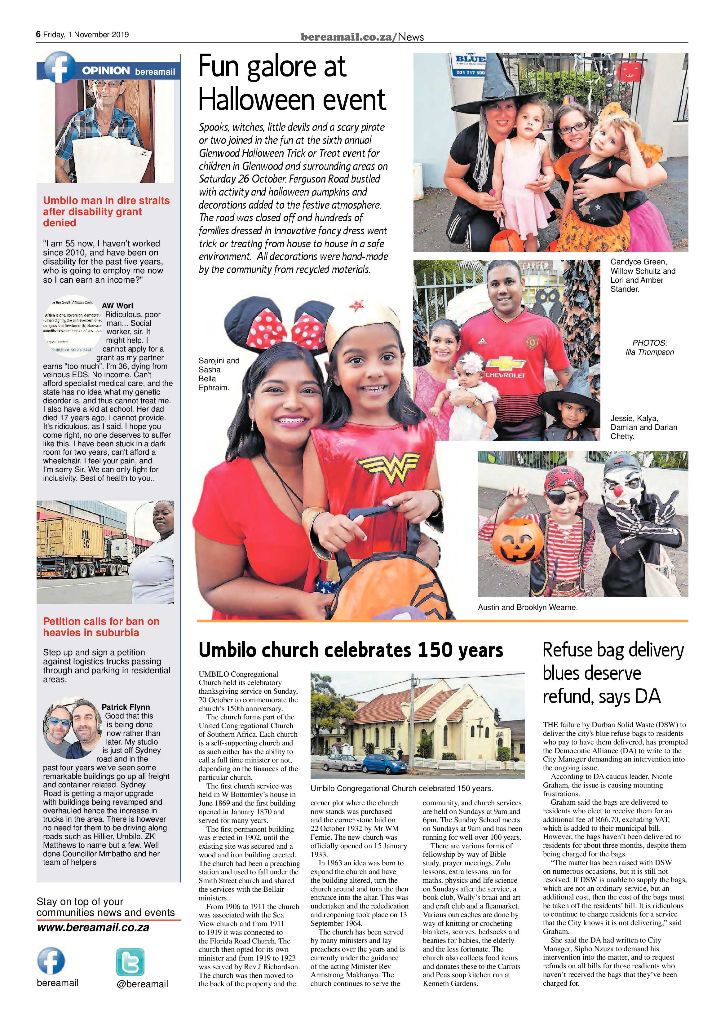 Berea Mail 1 November 2019 page 6