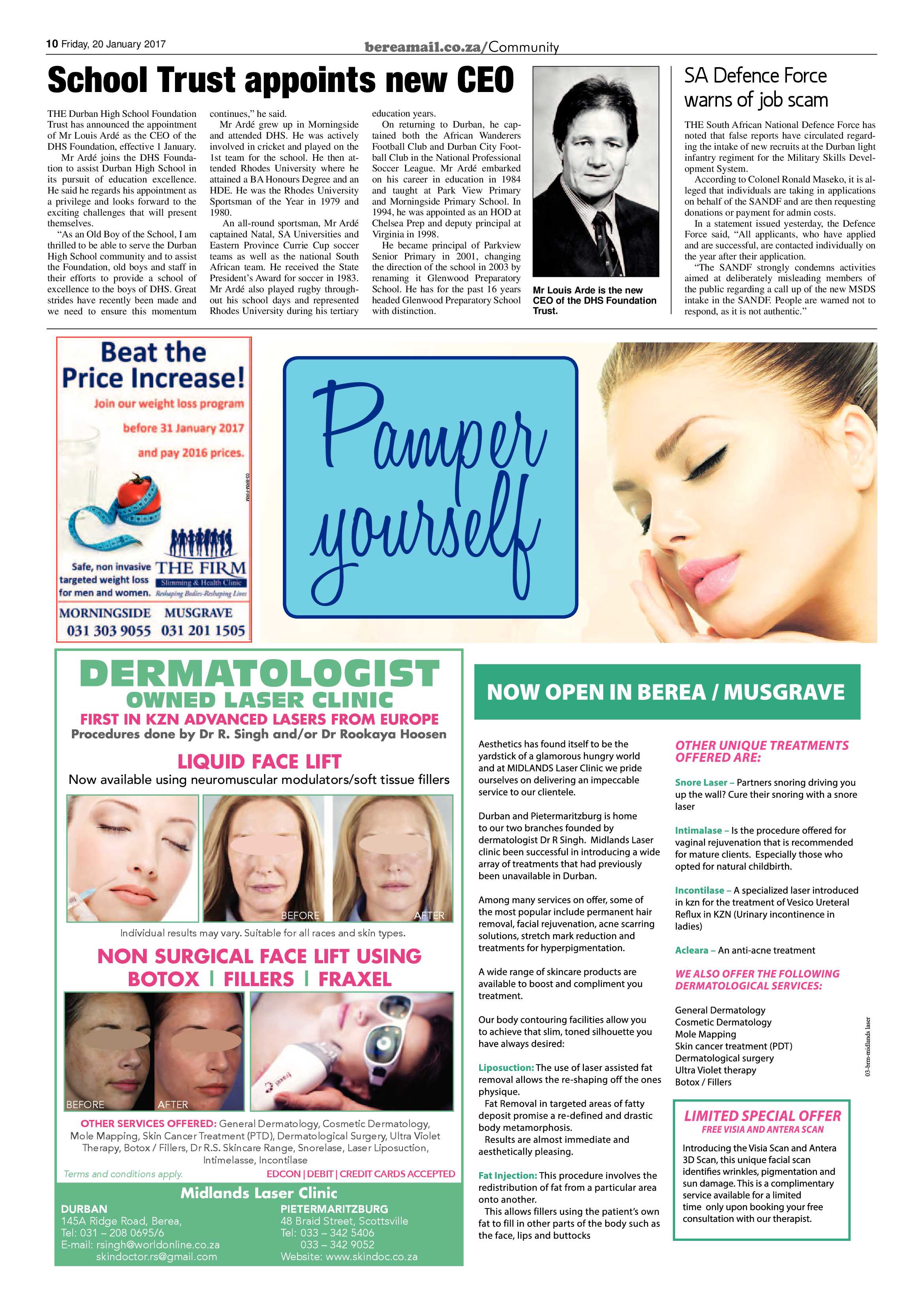 Berea Mail 20 January 2017 page 10