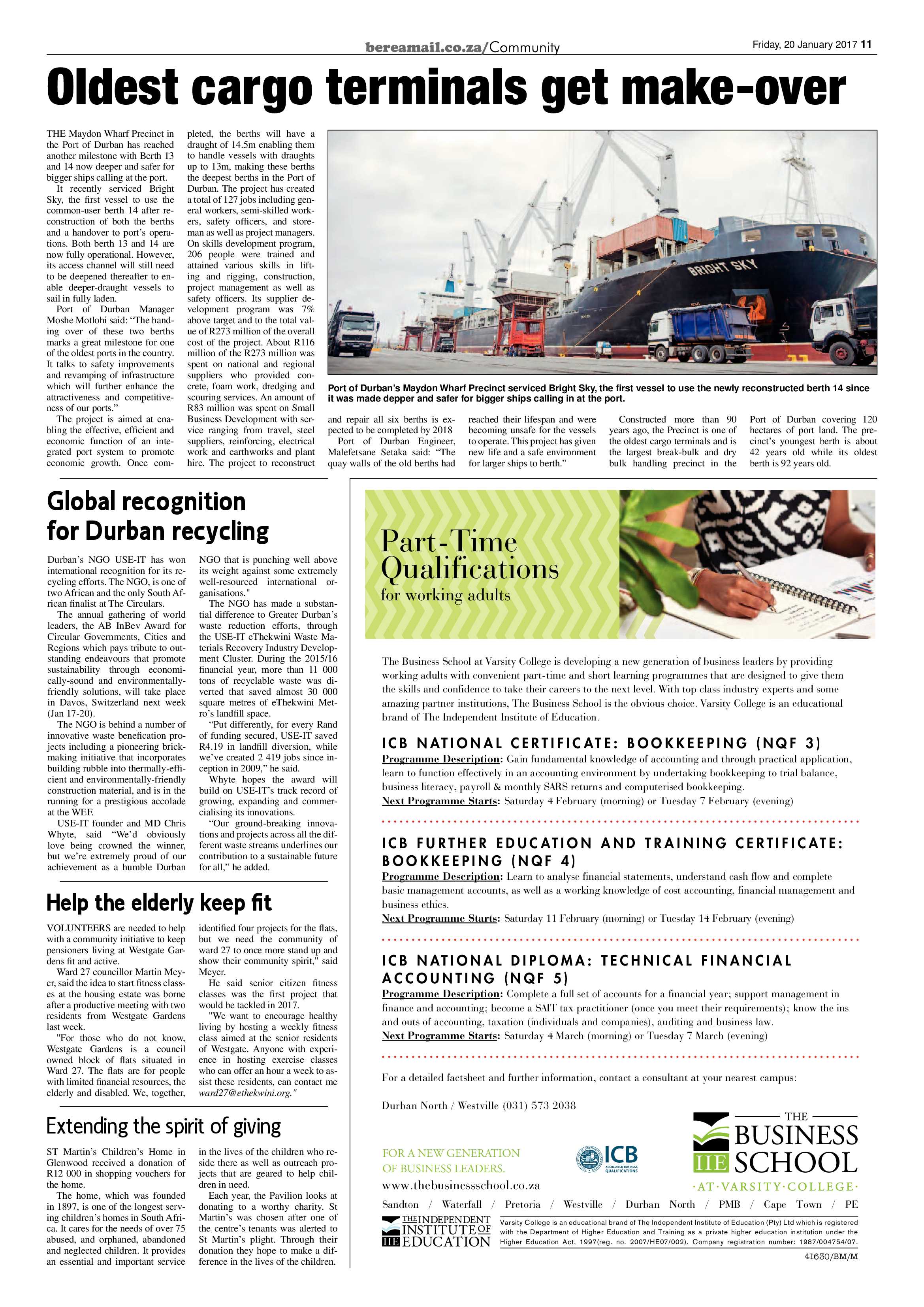 Berea Mail 20 January 2017 page 11