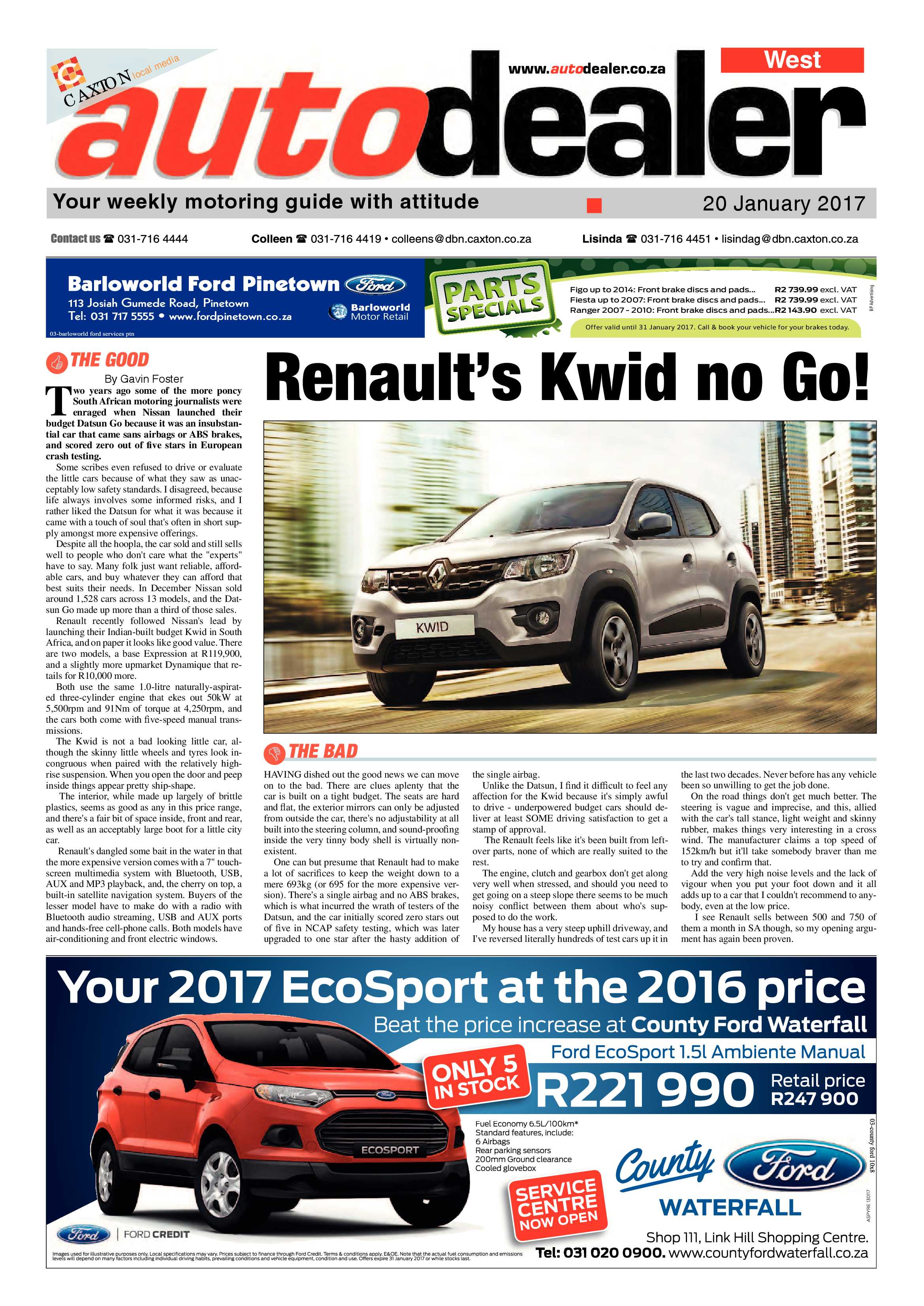 Berea Mail 20 January 2017 page 13