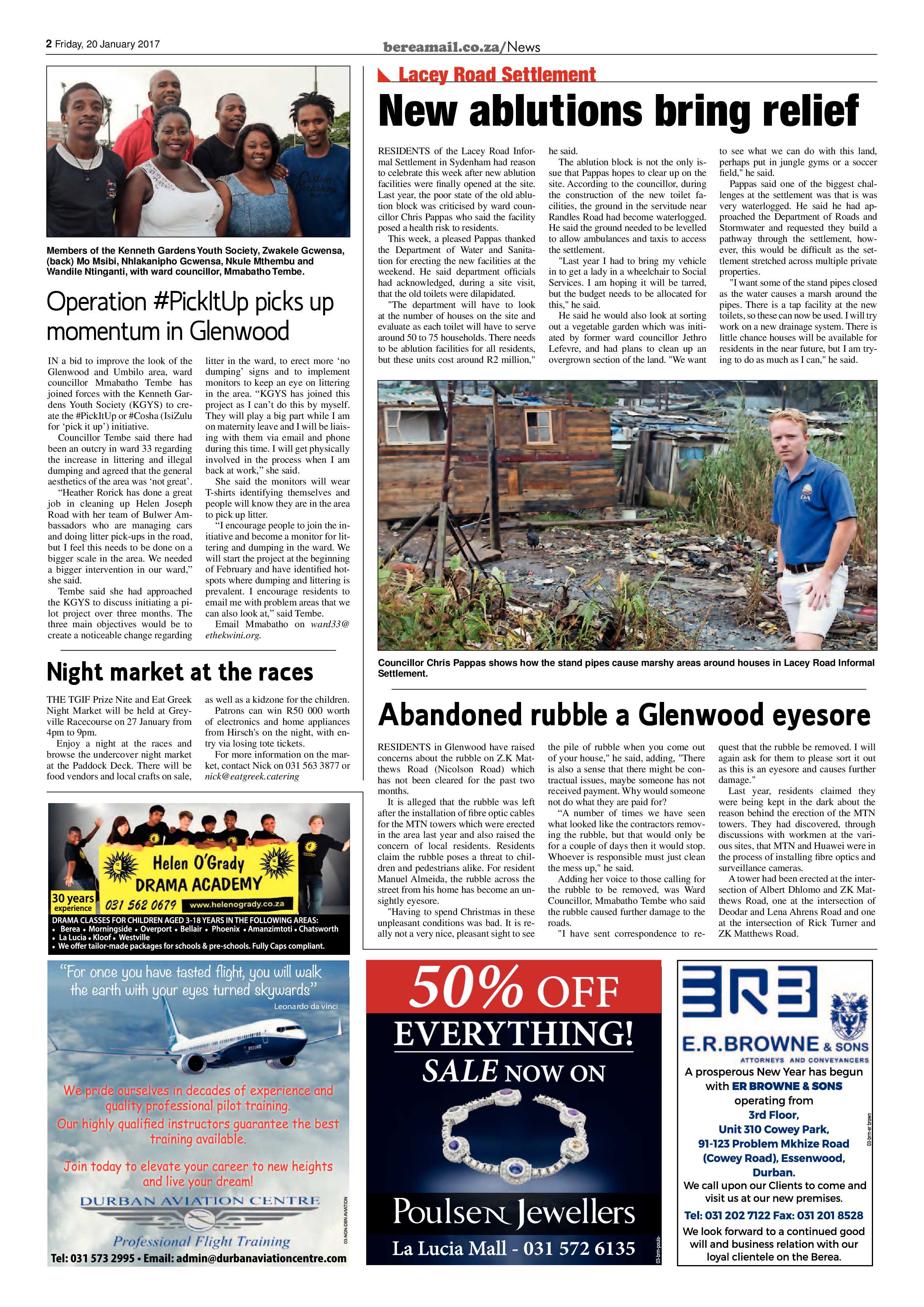 Berea Mail 20 January 2017 page 2