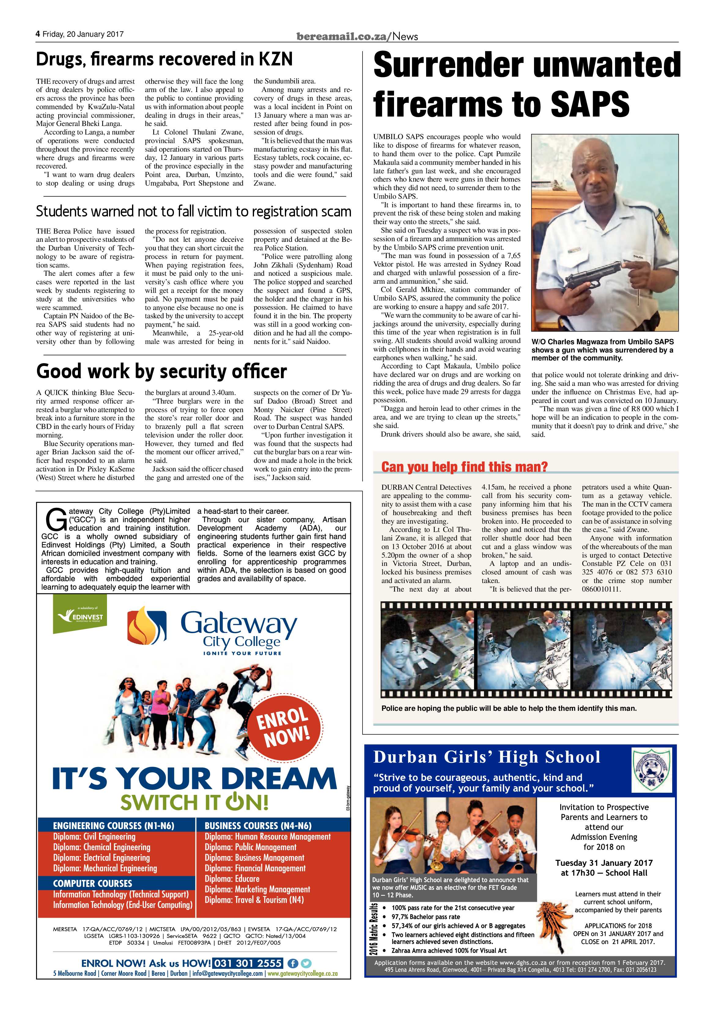Berea Mail 20 January 2017 page 4