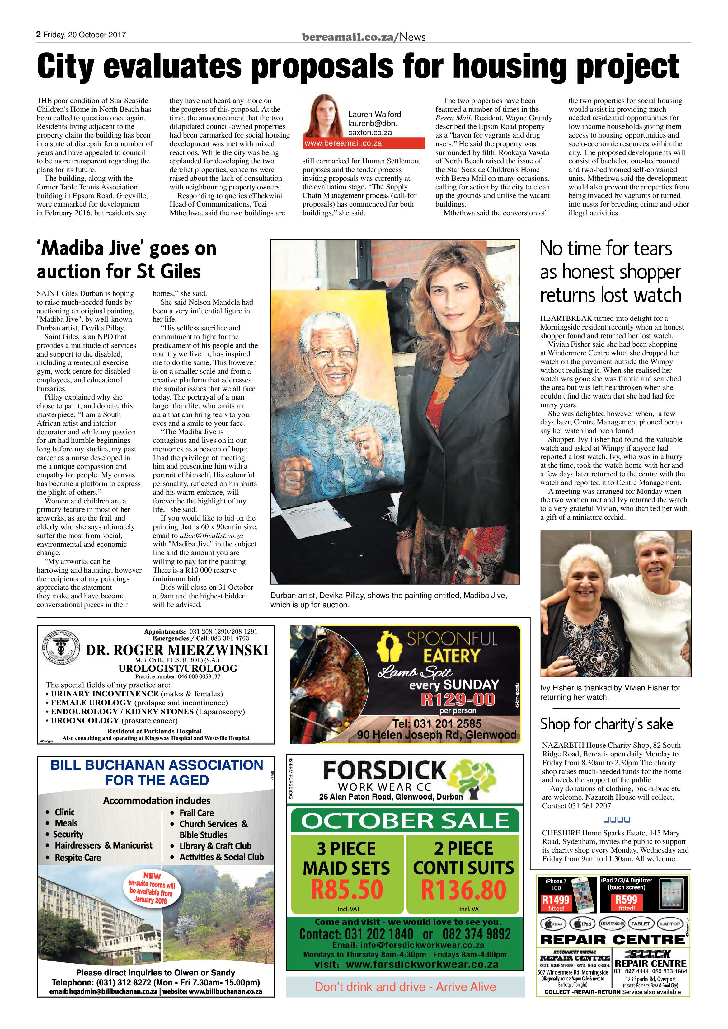 Berea Mail 20 October 2017 page 2