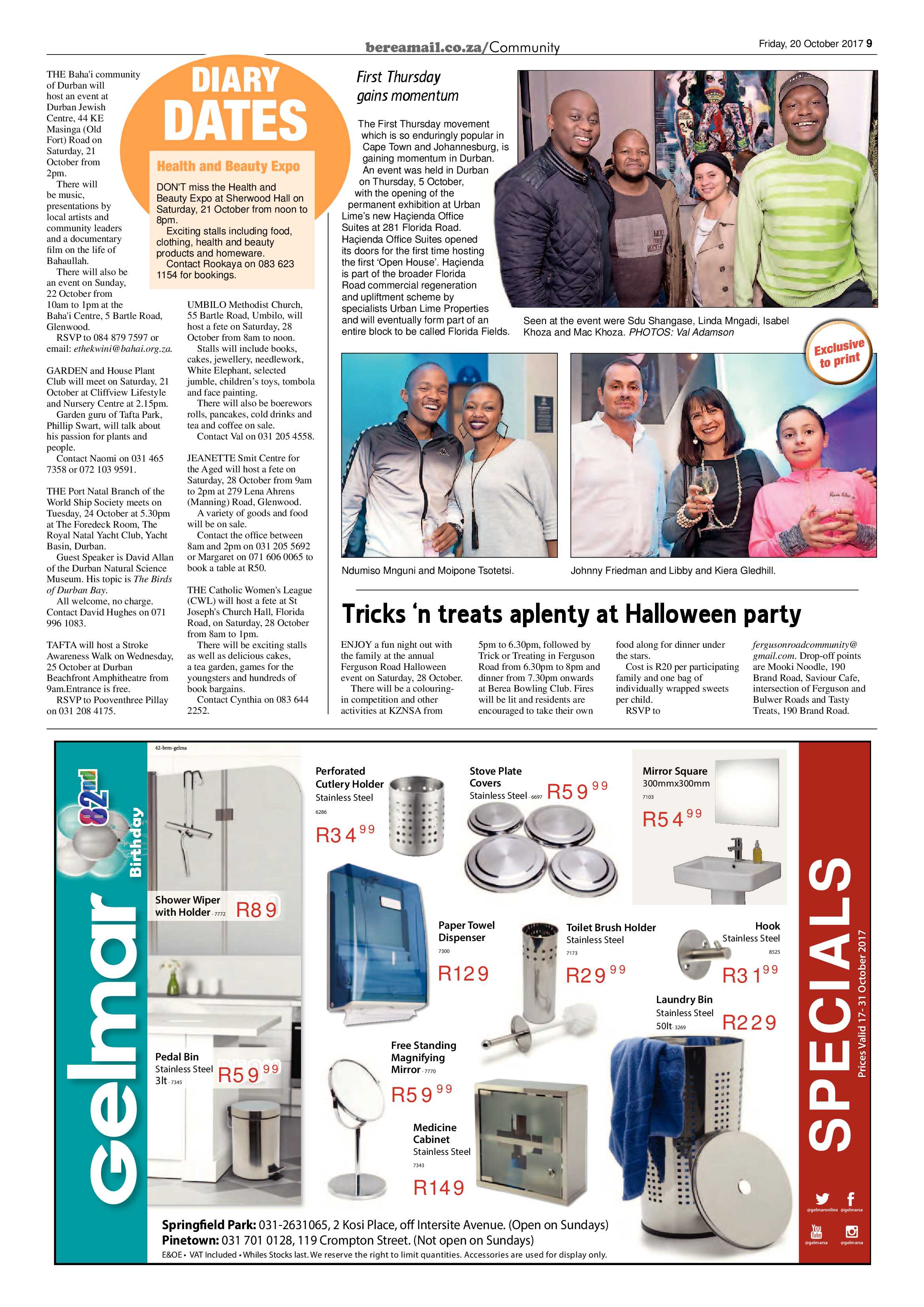 Berea Mail 20 October 2017 page 9