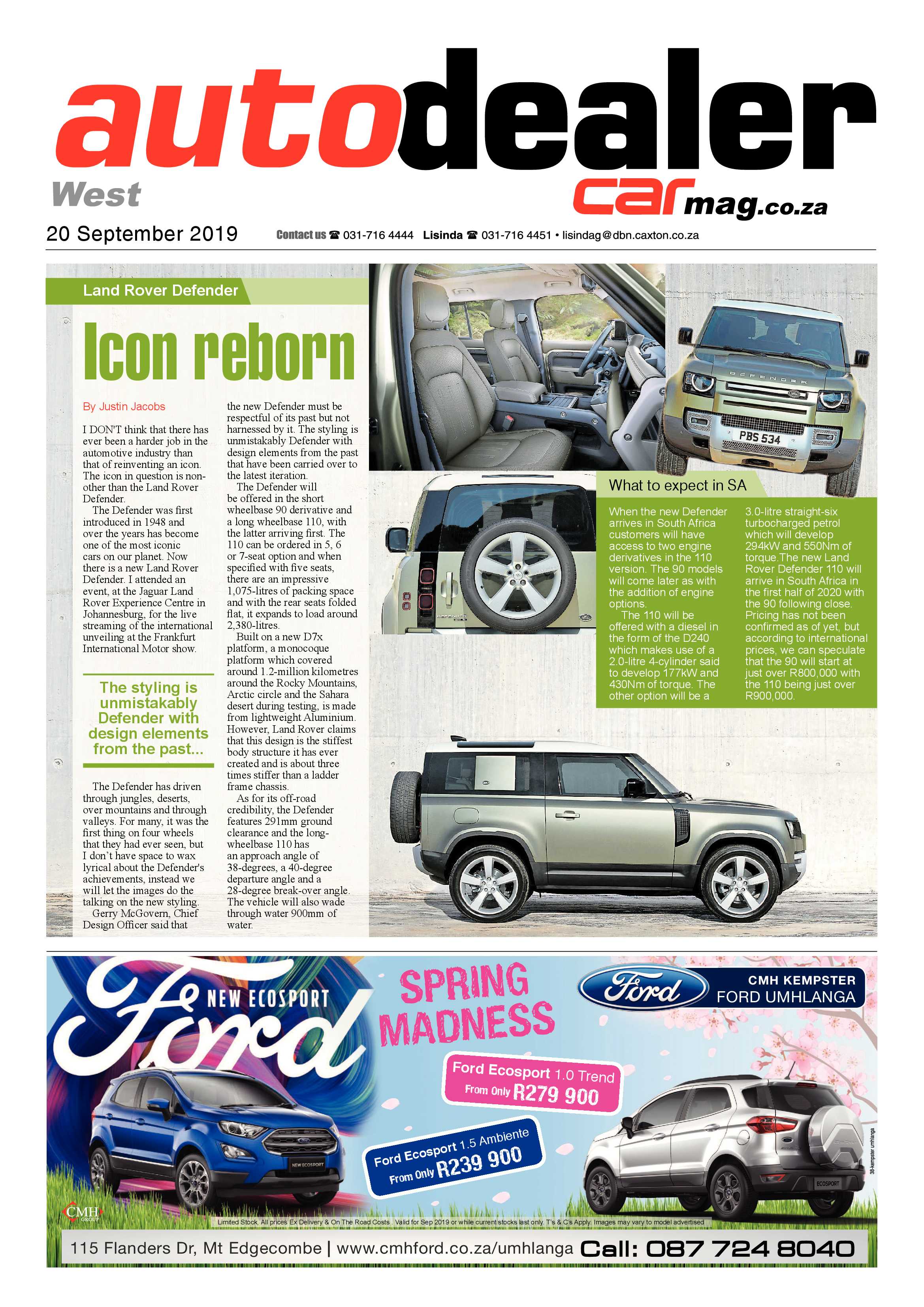 Berea Mail 20 September 2019 page 13