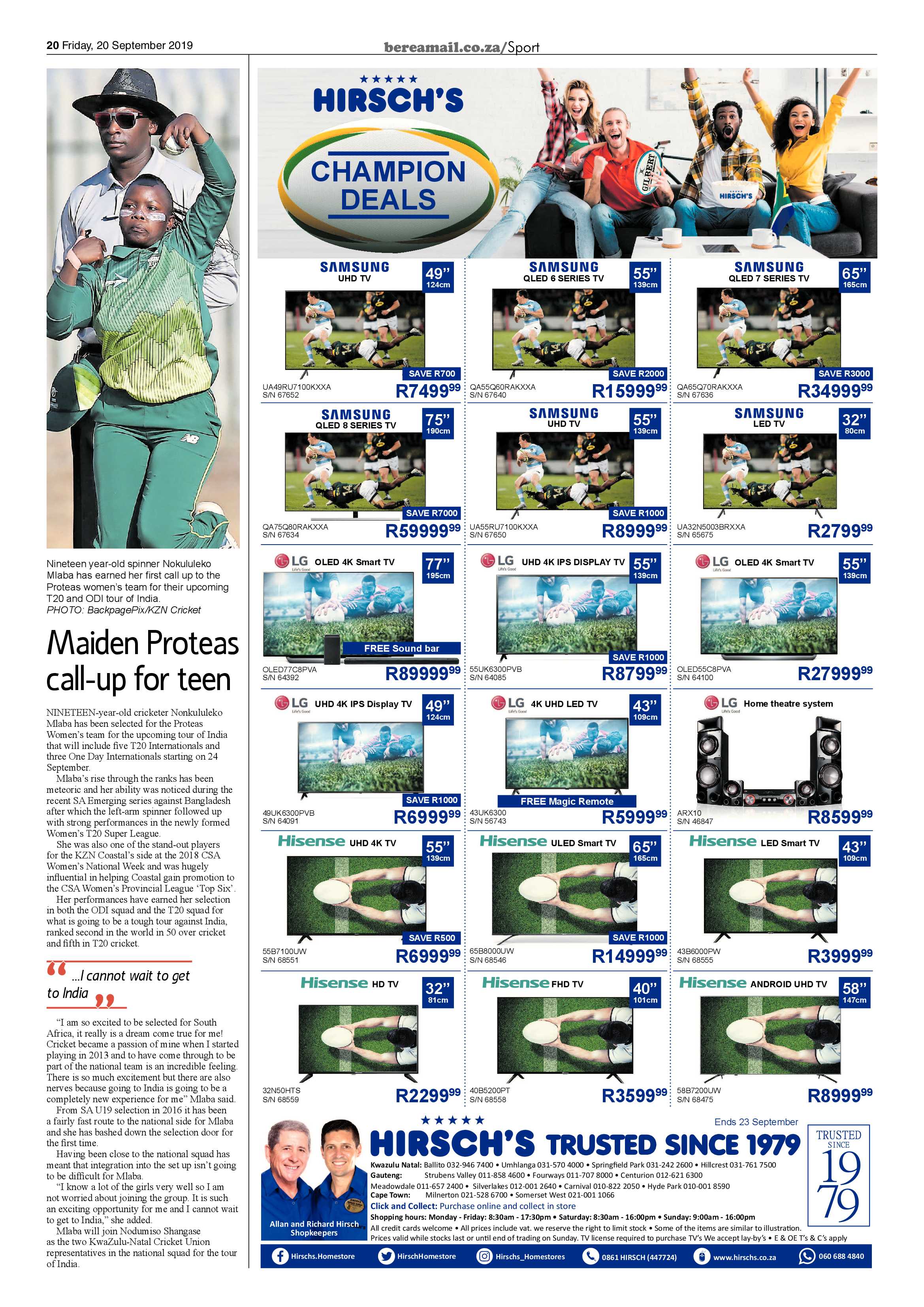 Berea Mail 20 September 2019 page 20