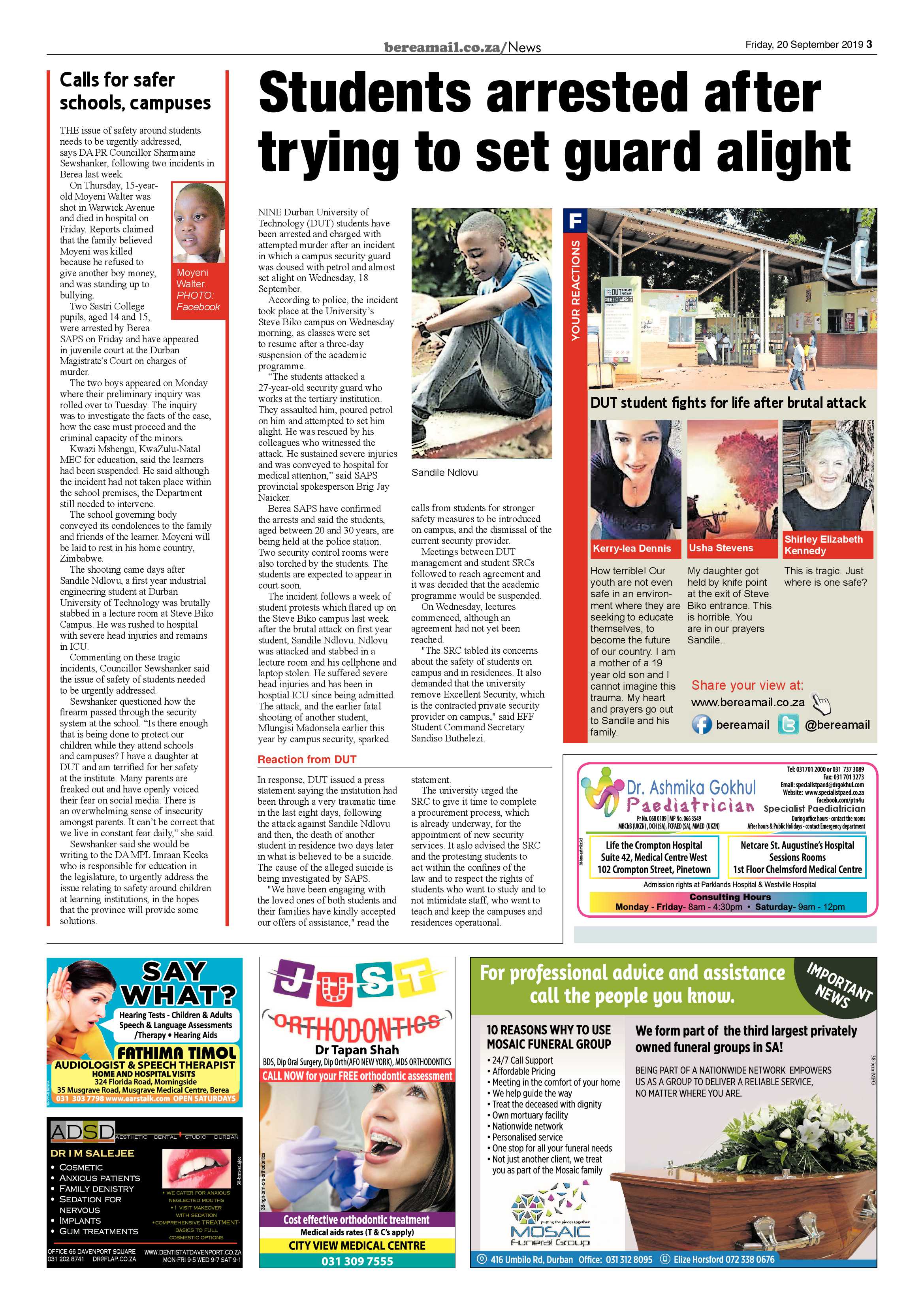 Berea Mail 20 September 2019 page 3