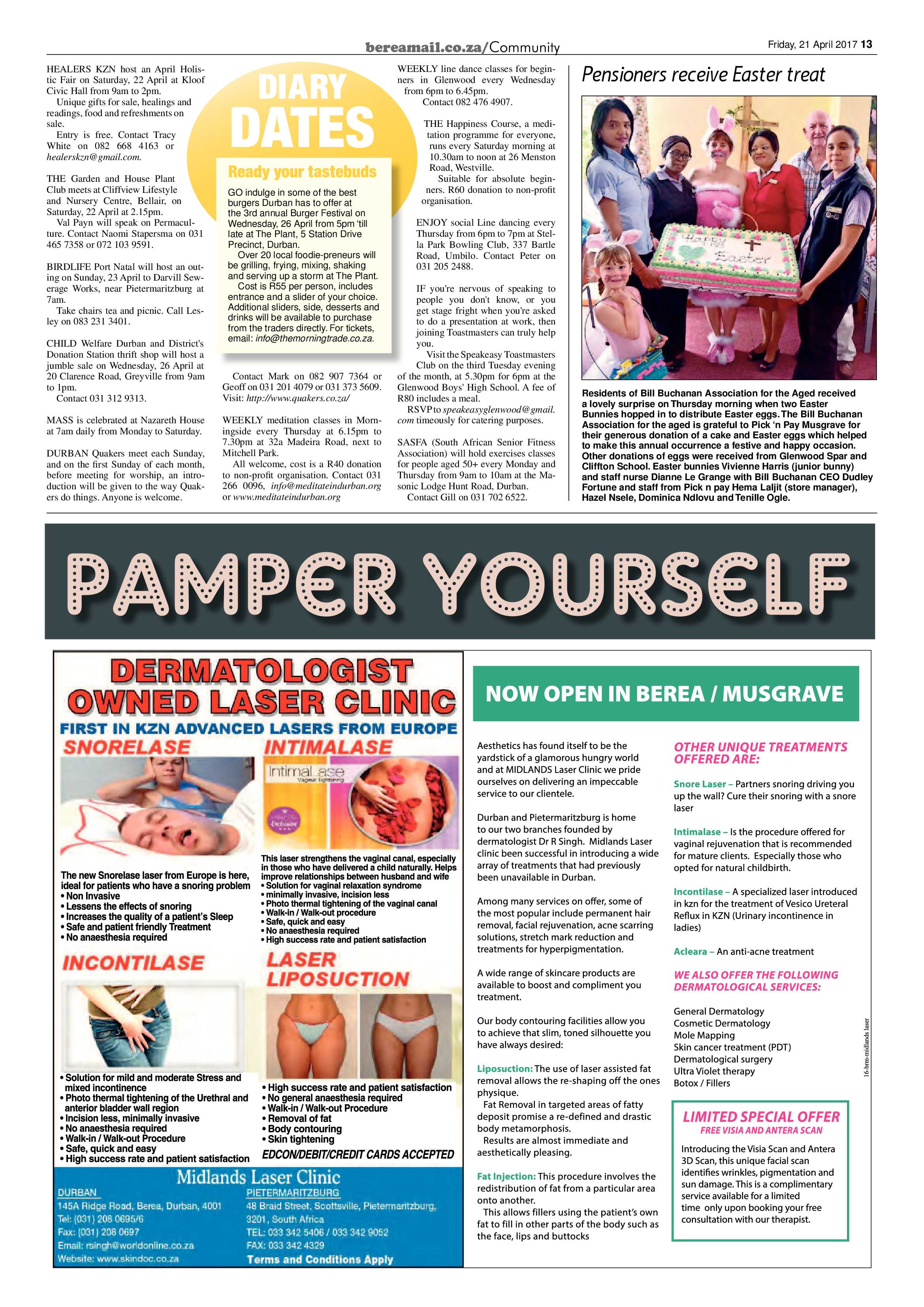 Berea Mail 21 April 2017 page 13