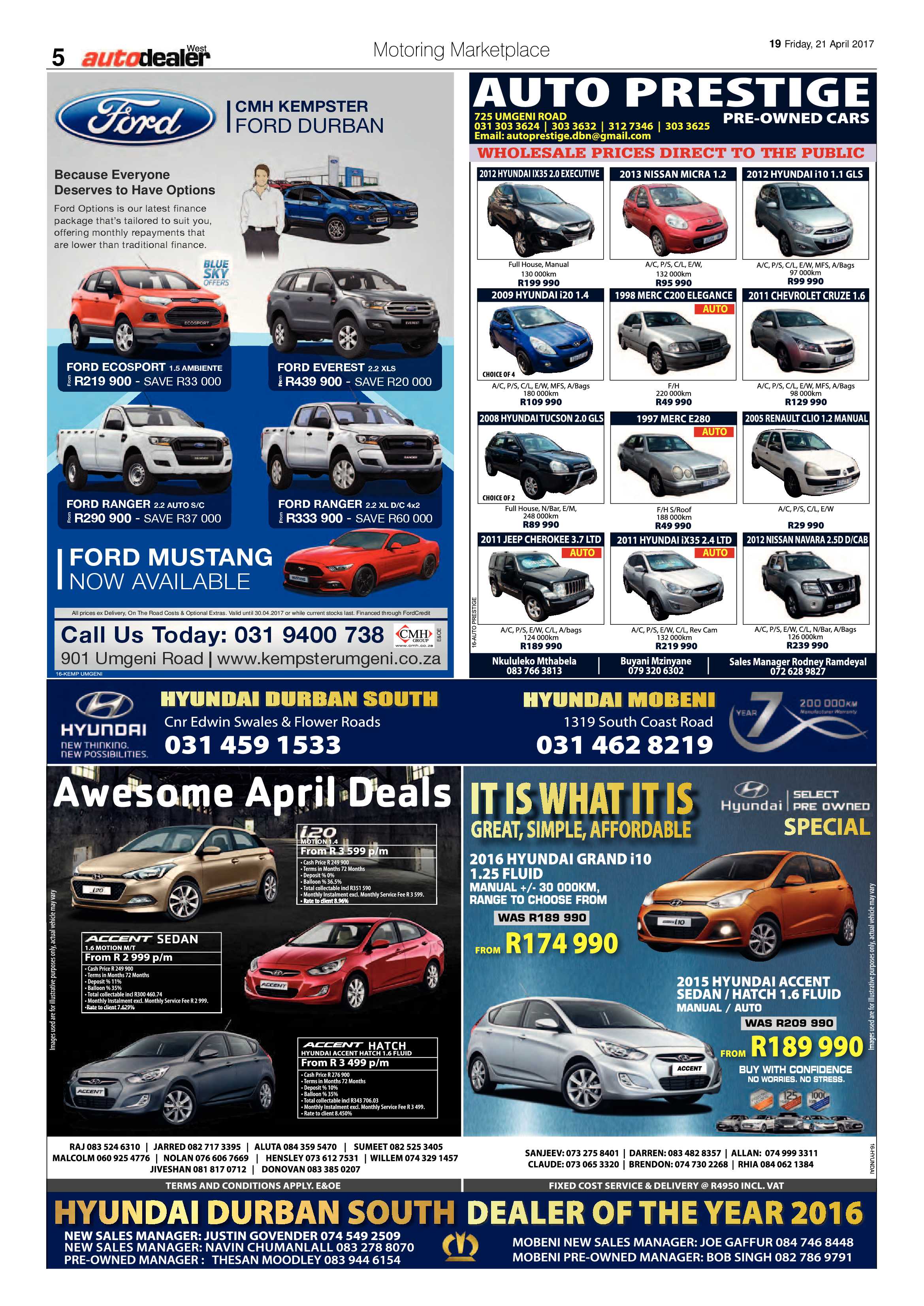 Berea Mail 21 April 2017 page 19