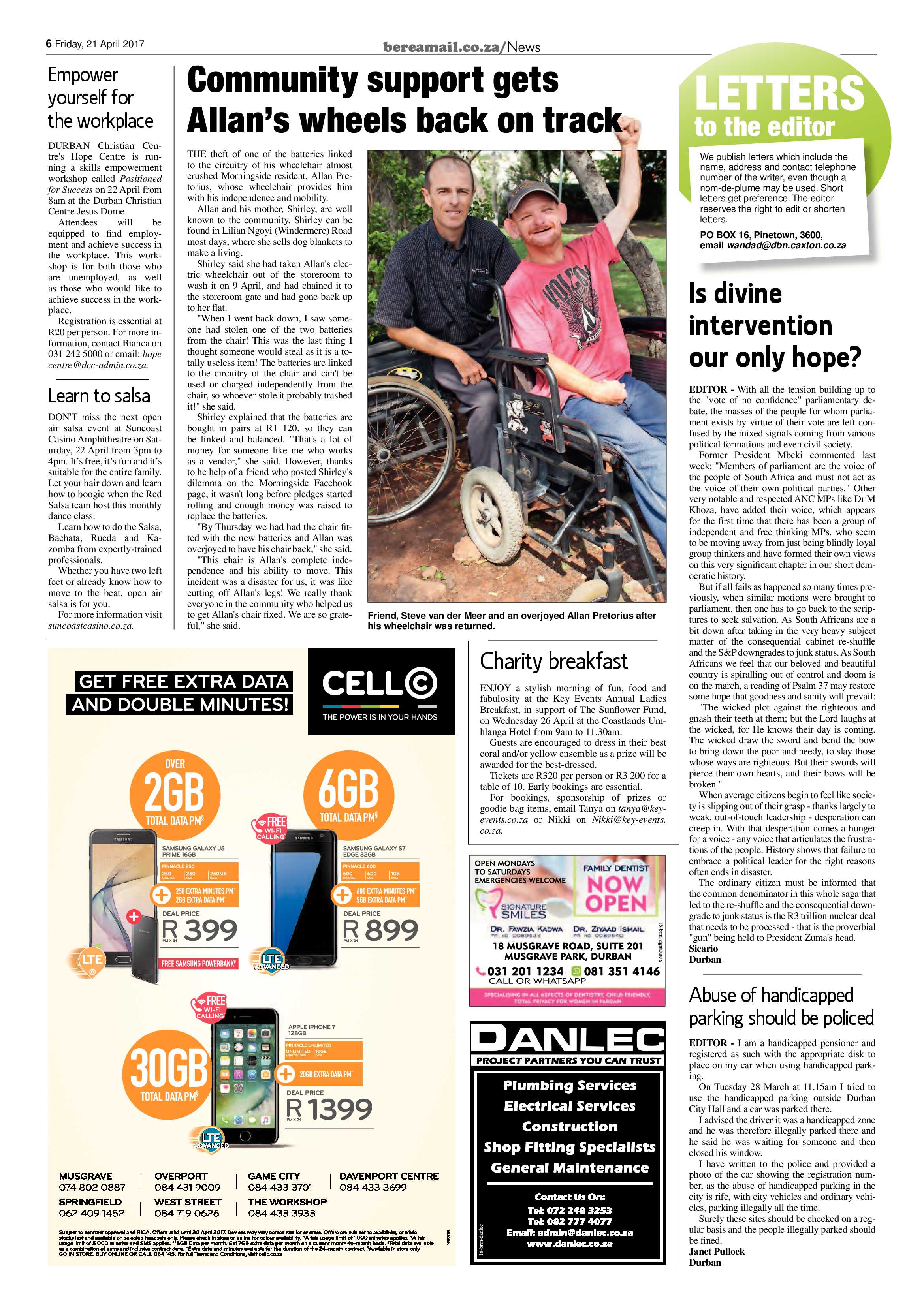 Berea Mail 21 April 2017 page 6