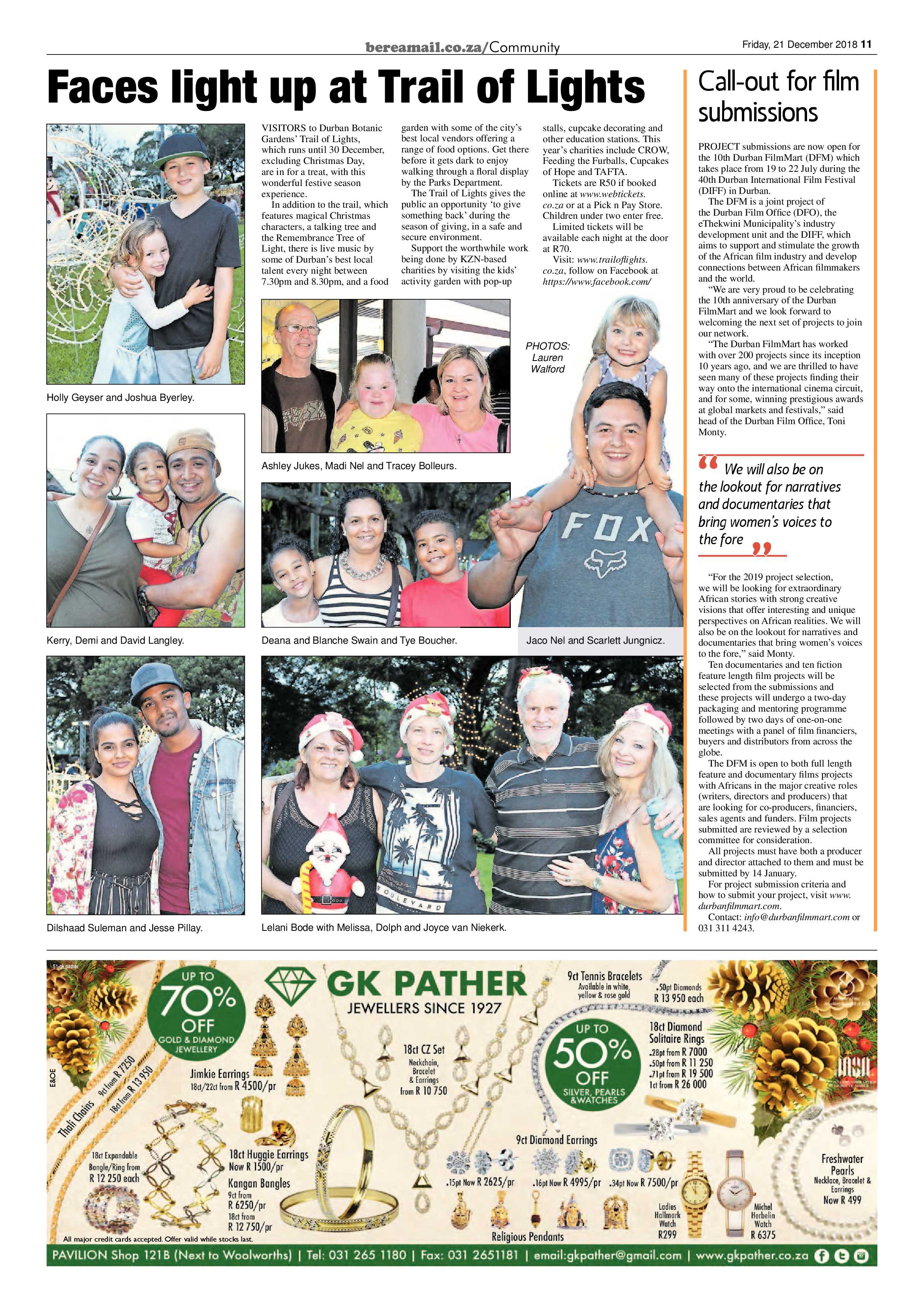 Berea Mail 21 December 2018 page 11