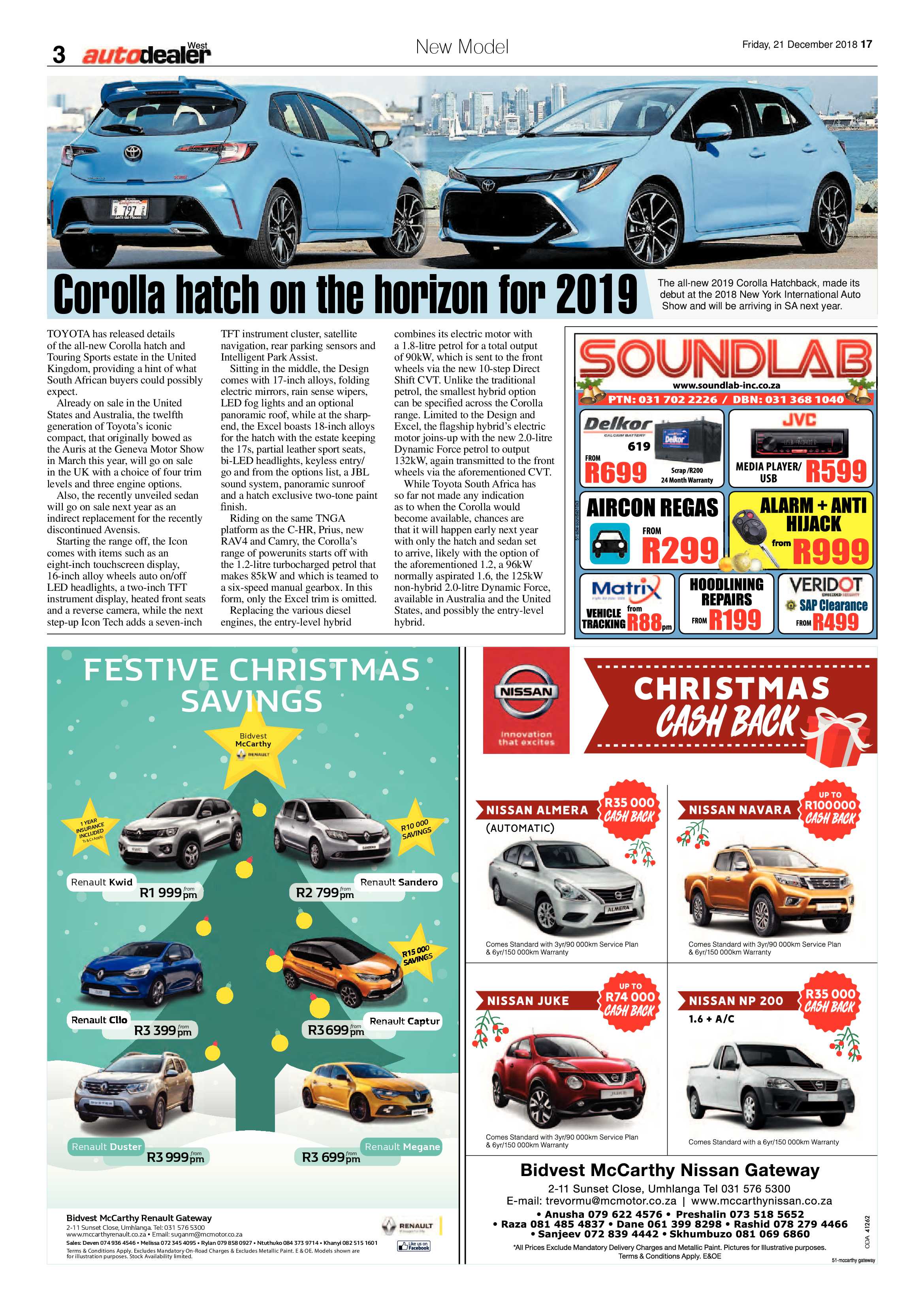 Berea Mail 21 December 2018 page 17