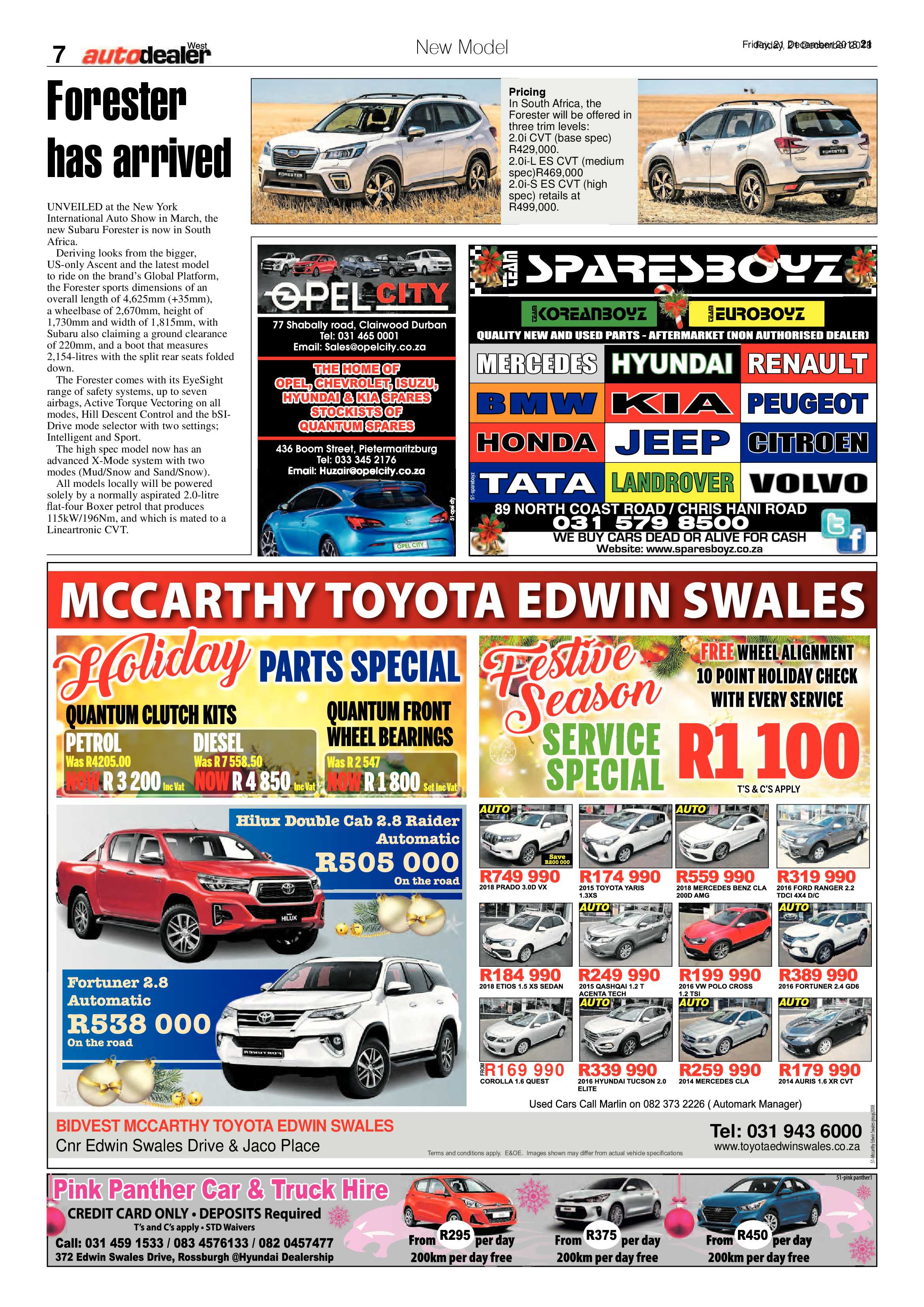 Berea Mail 21 December 2018 page 21