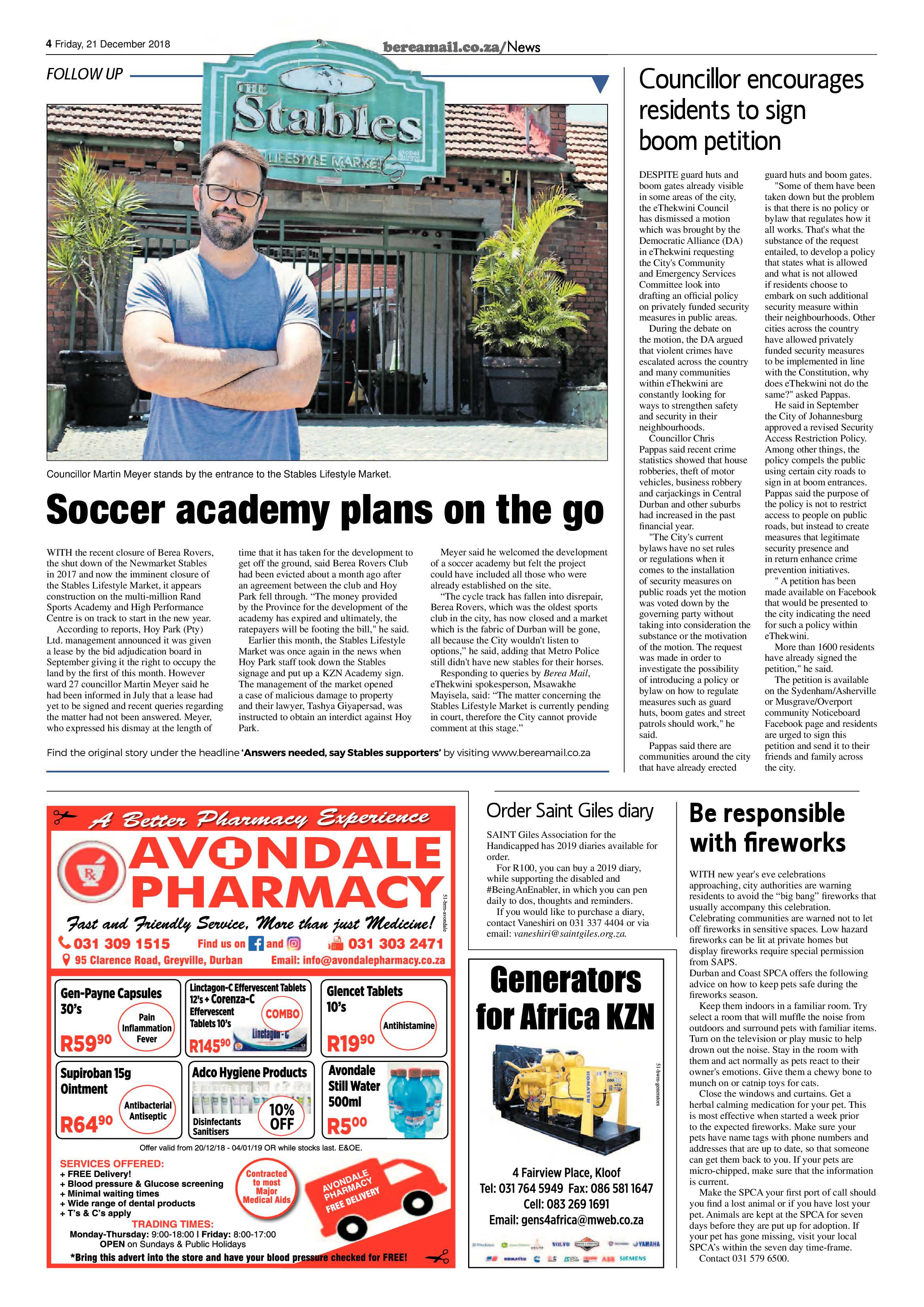Berea Mail 21 December 2018 page 4