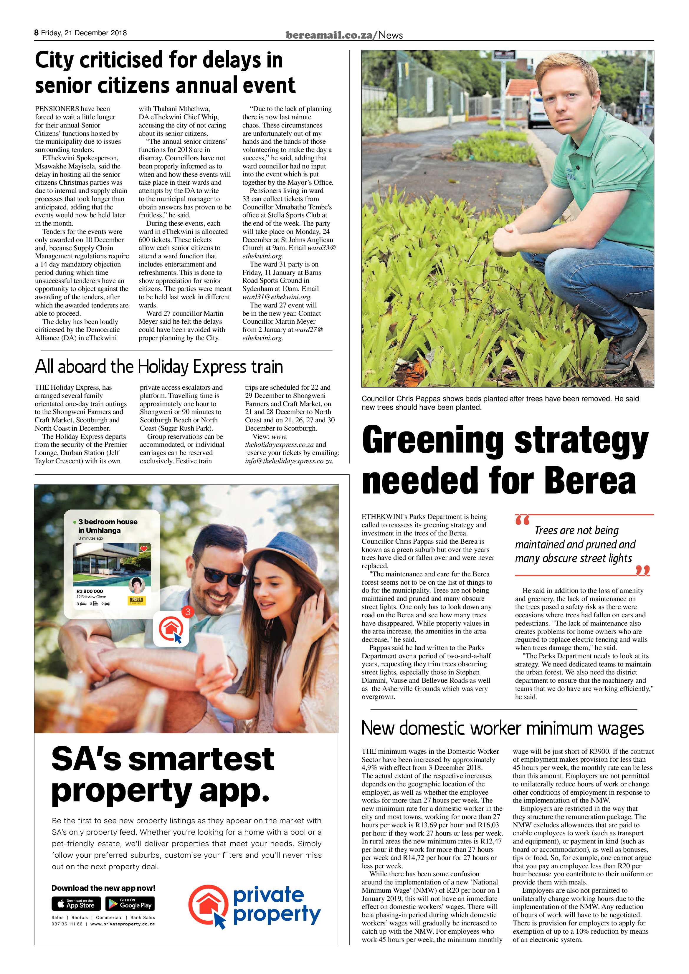 Berea Mail 21 December 2018 page 8