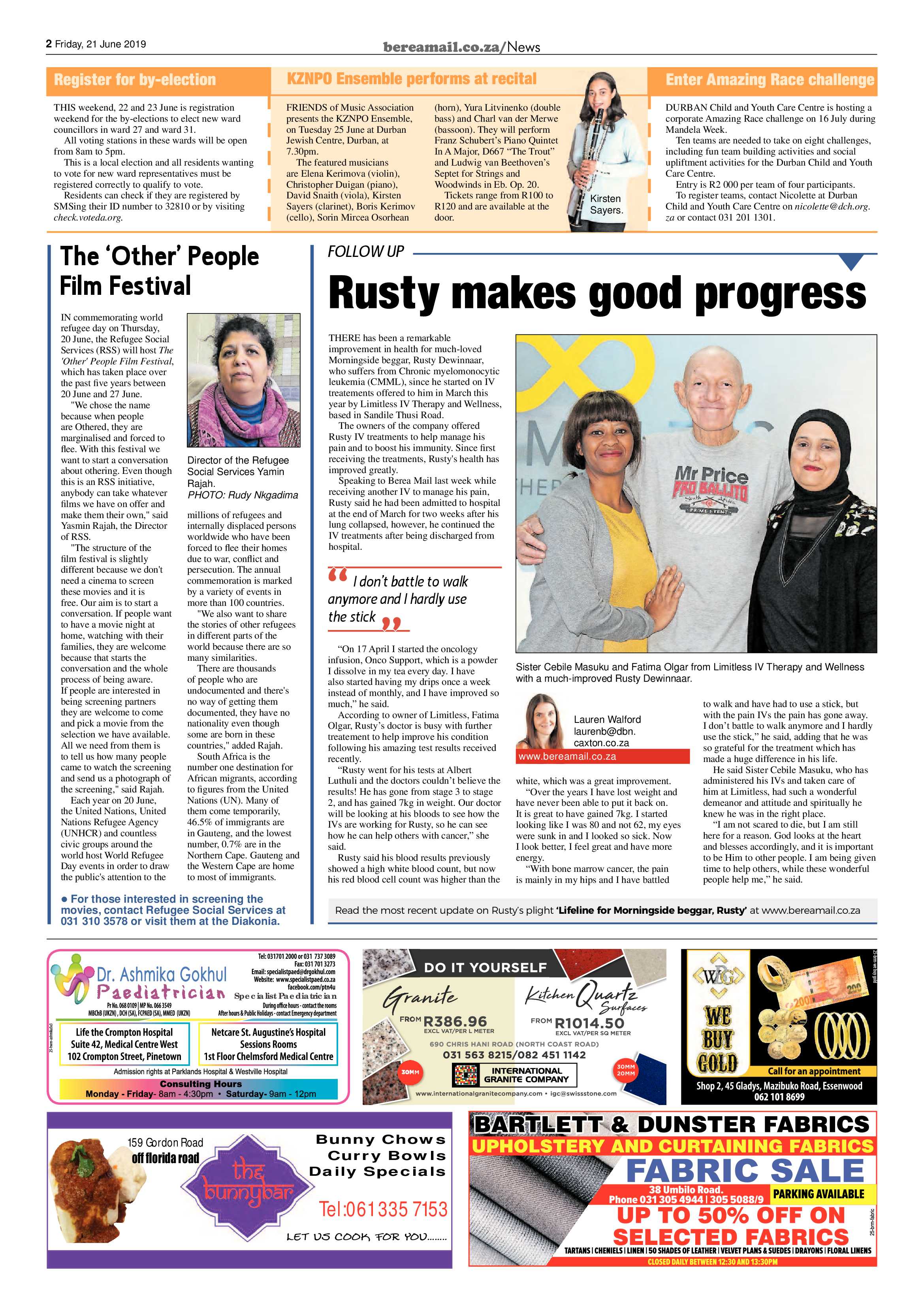 Berea Mail 21 June 2019 page 2