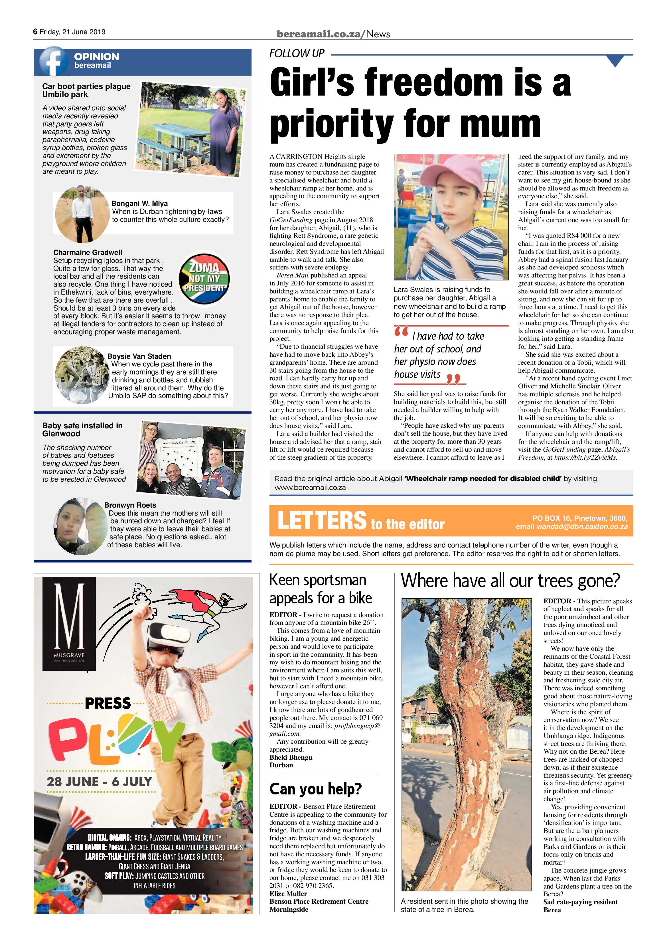 Berea Mail 21 June 2019 page 6