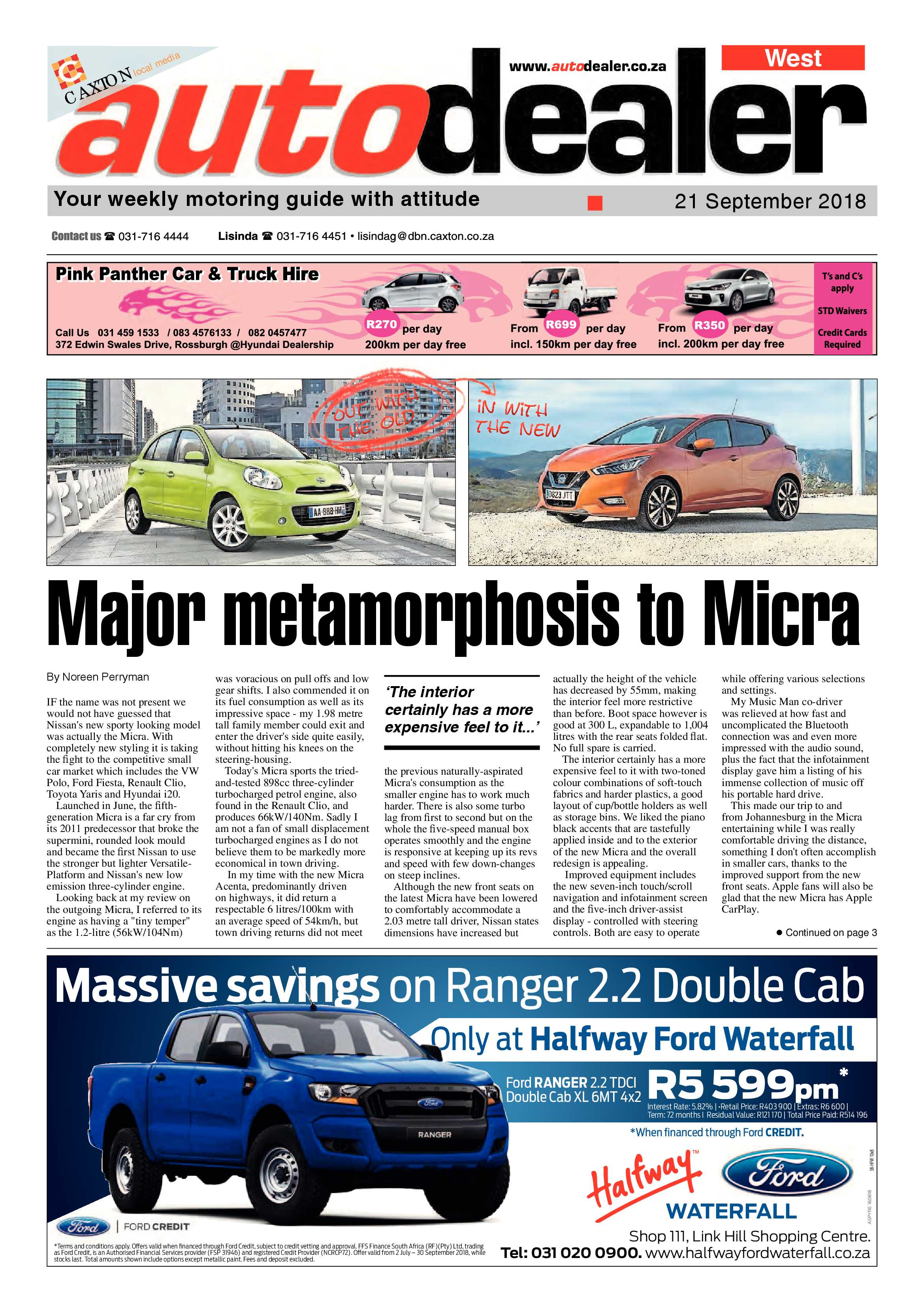 Berea Mail 21 September 2018 page 13