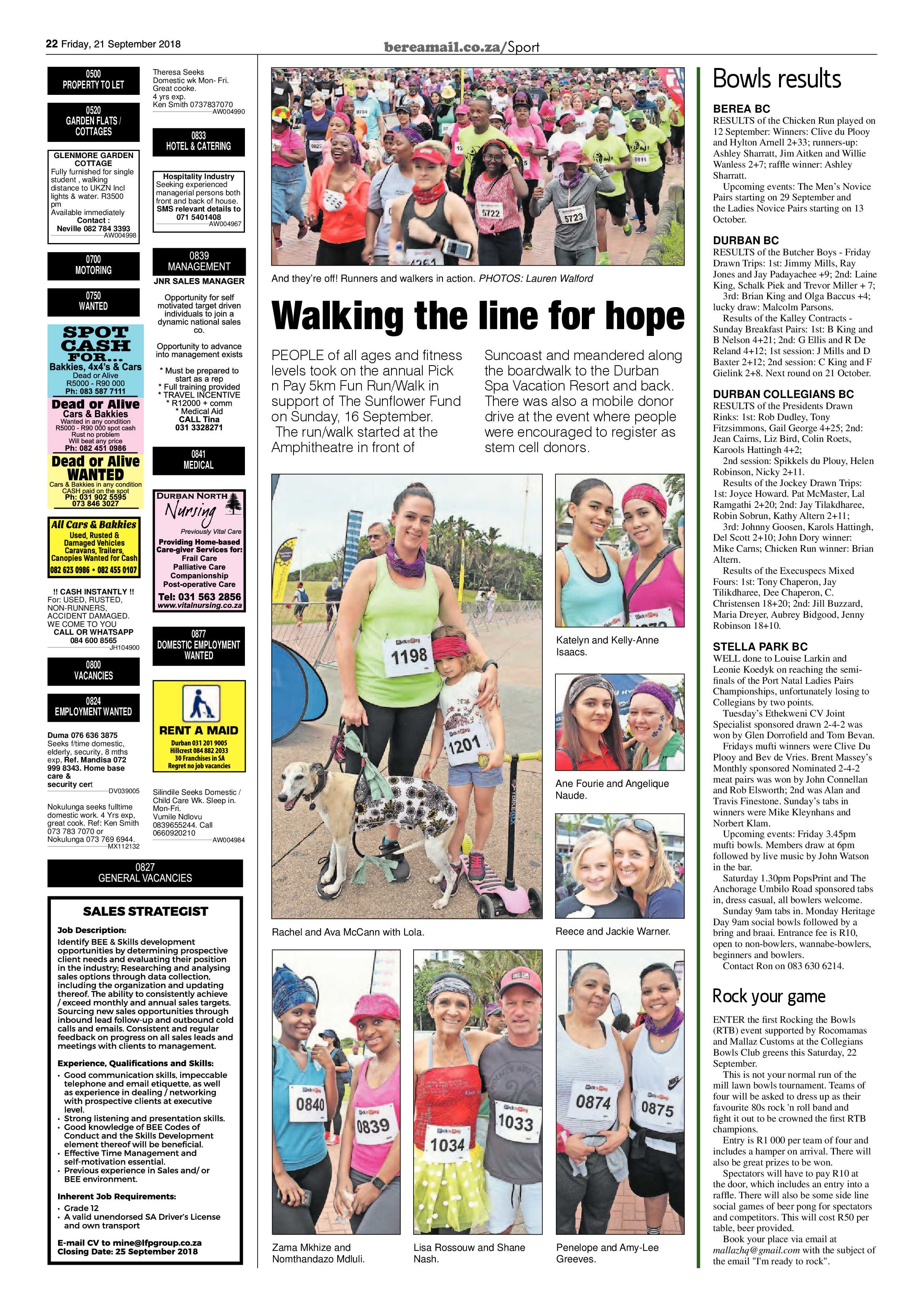 Berea Mail 21 September 2018 page 22