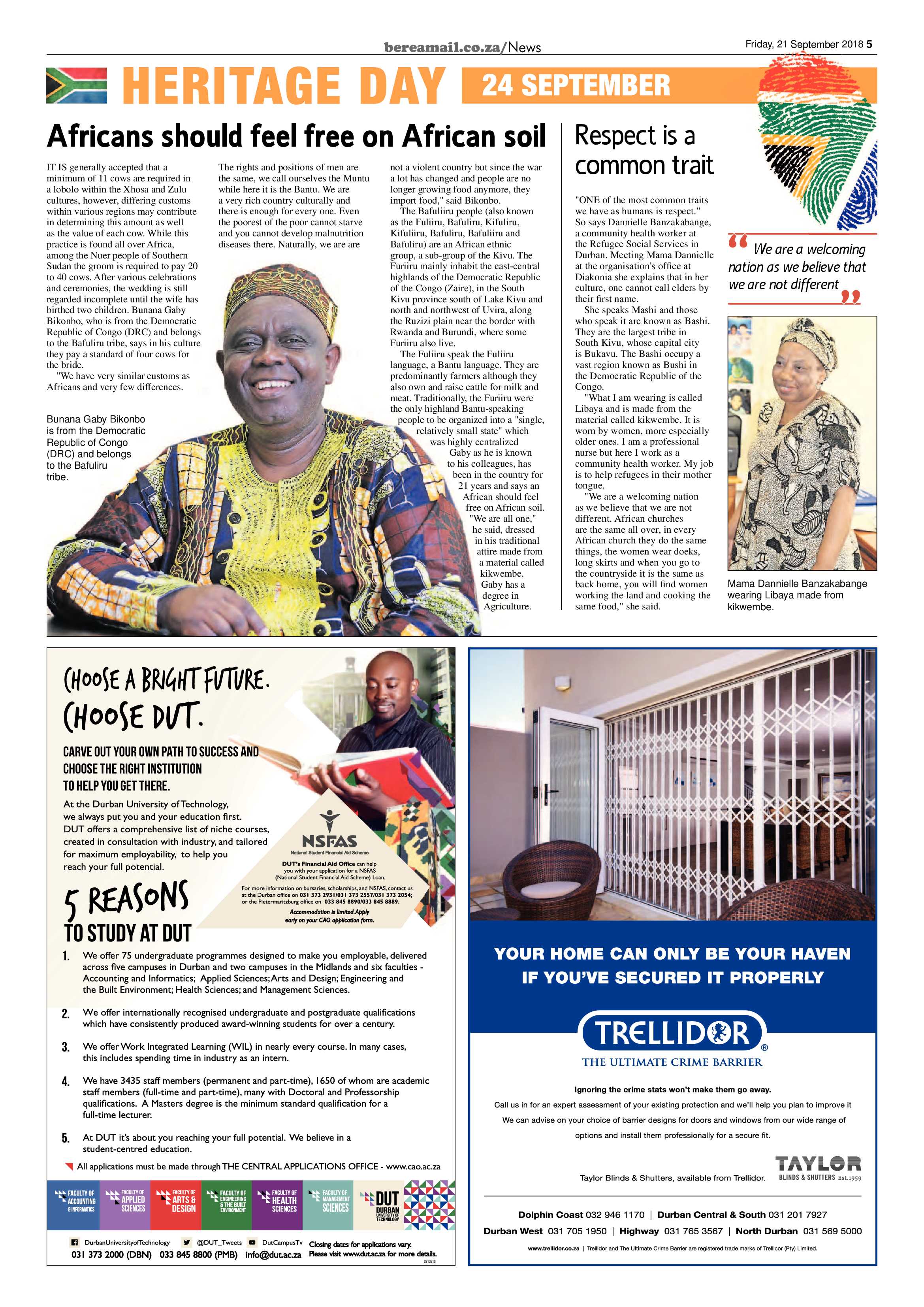 Berea Mail 21 September 2018 page 5