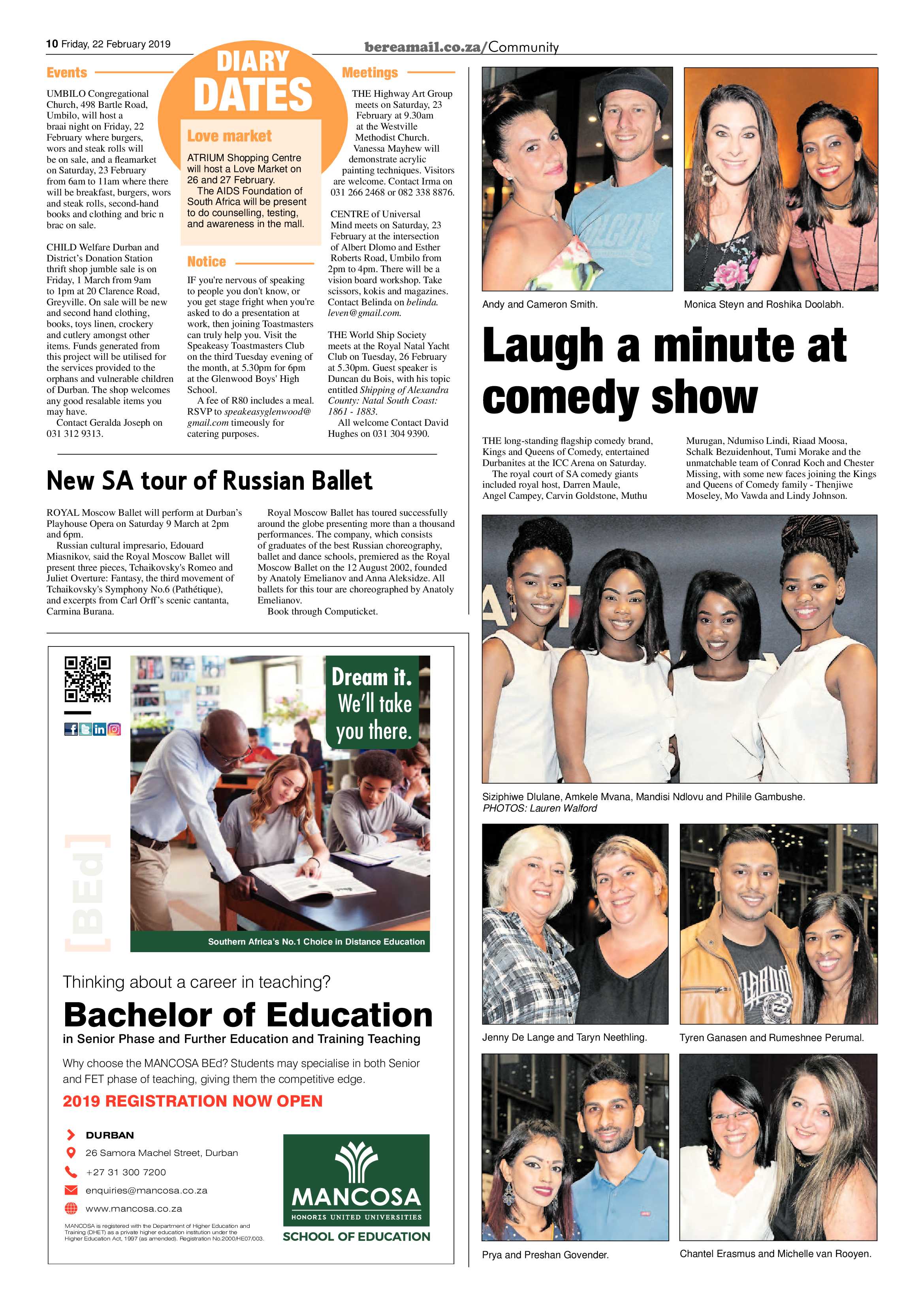 Berea Mail 22 February 2019 page 10