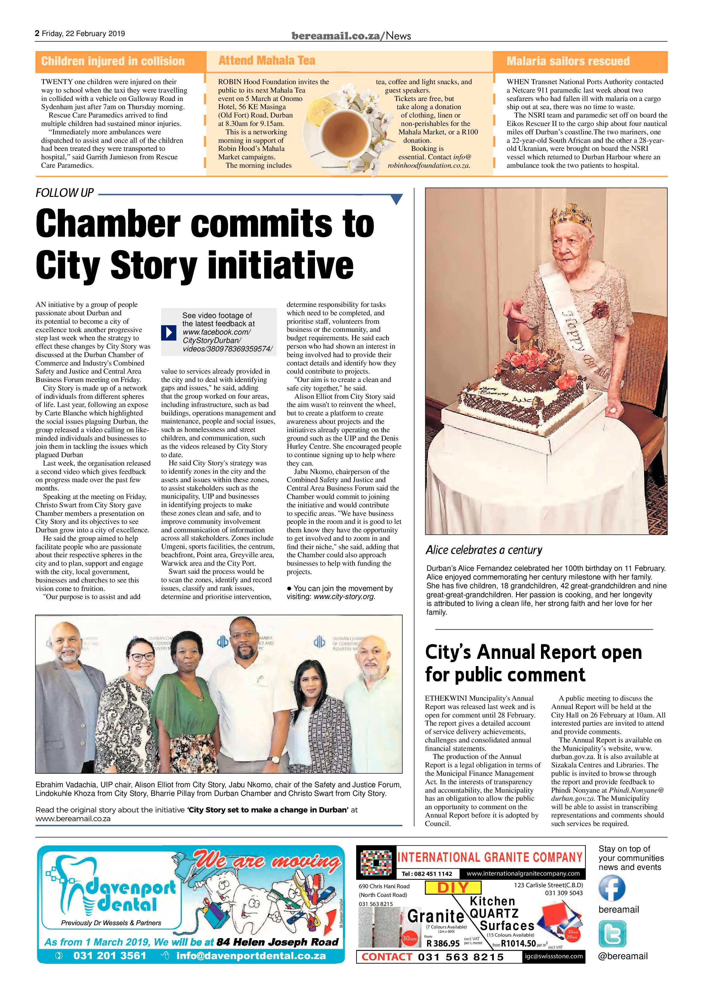 Berea Mail 22 February 2019 page 2