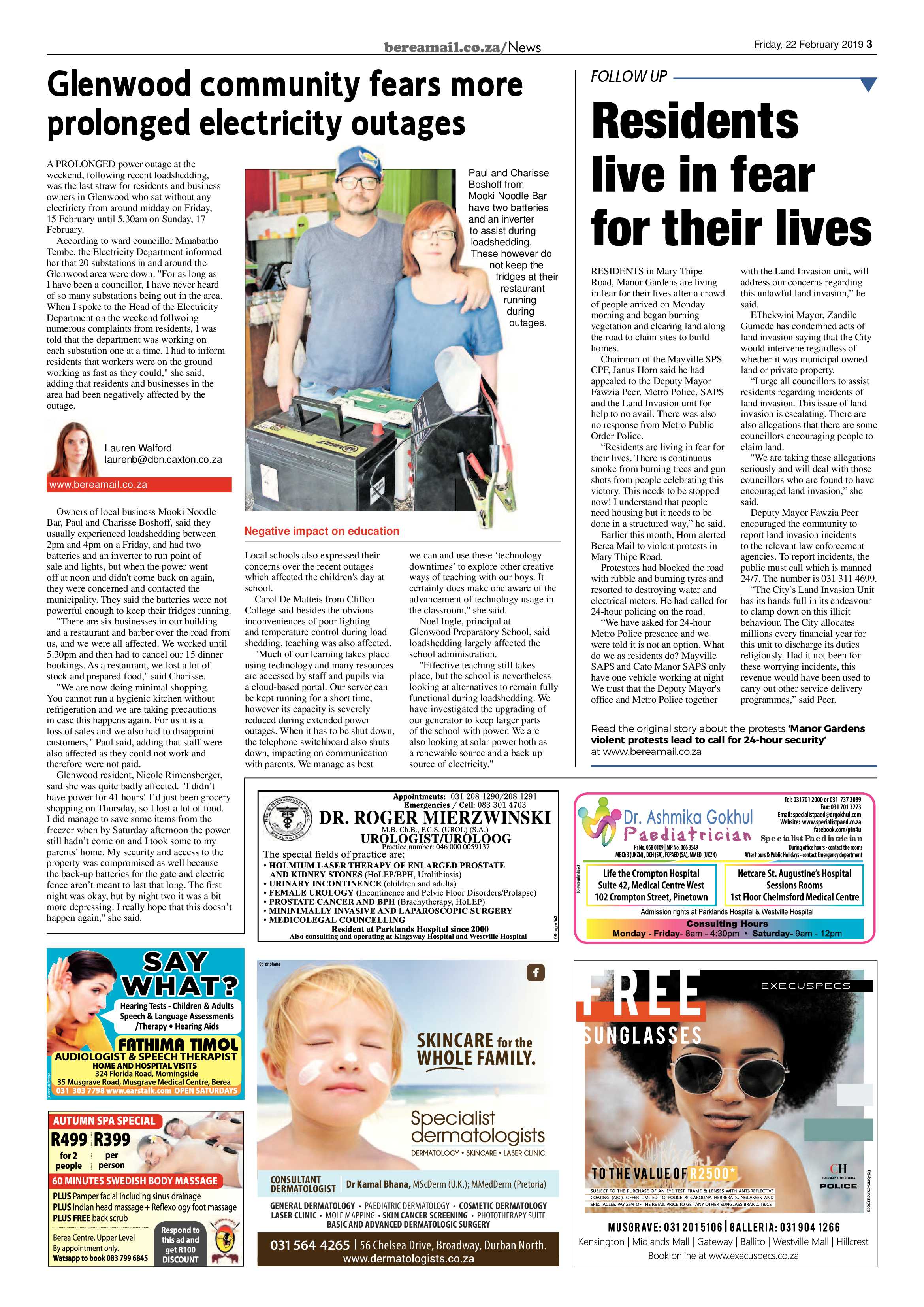 Berea Mail 22 February 2019 page 3