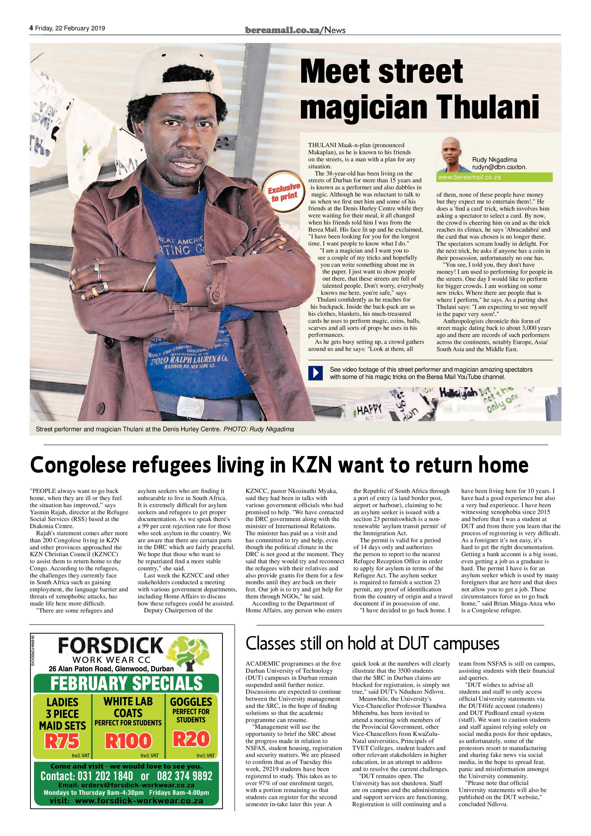 Berea Mail 22 February 2019 page 4