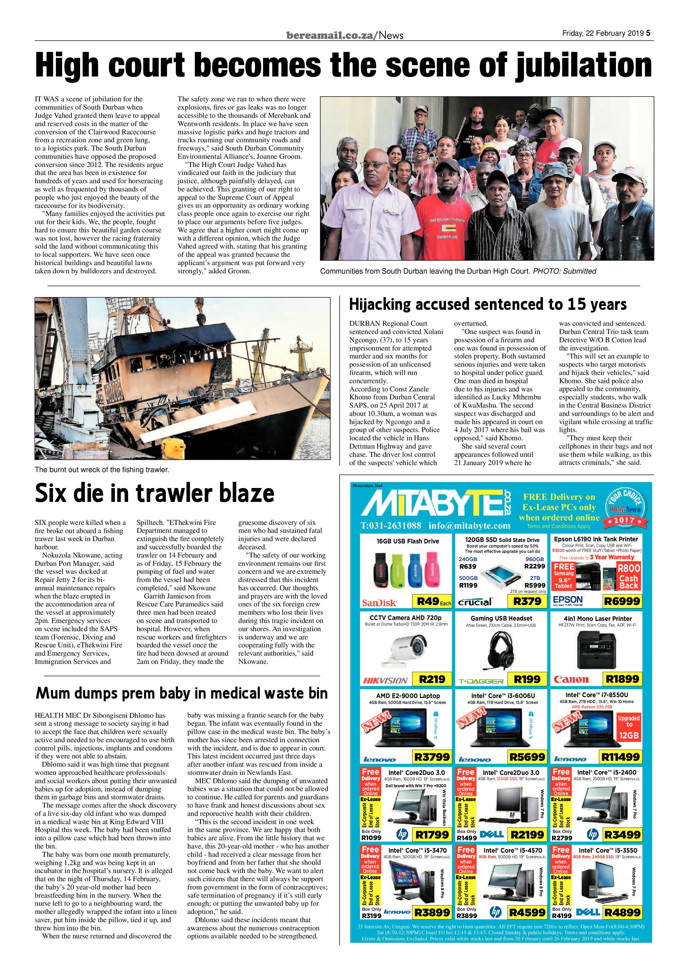 Berea Mail 22 February 2019 page 5